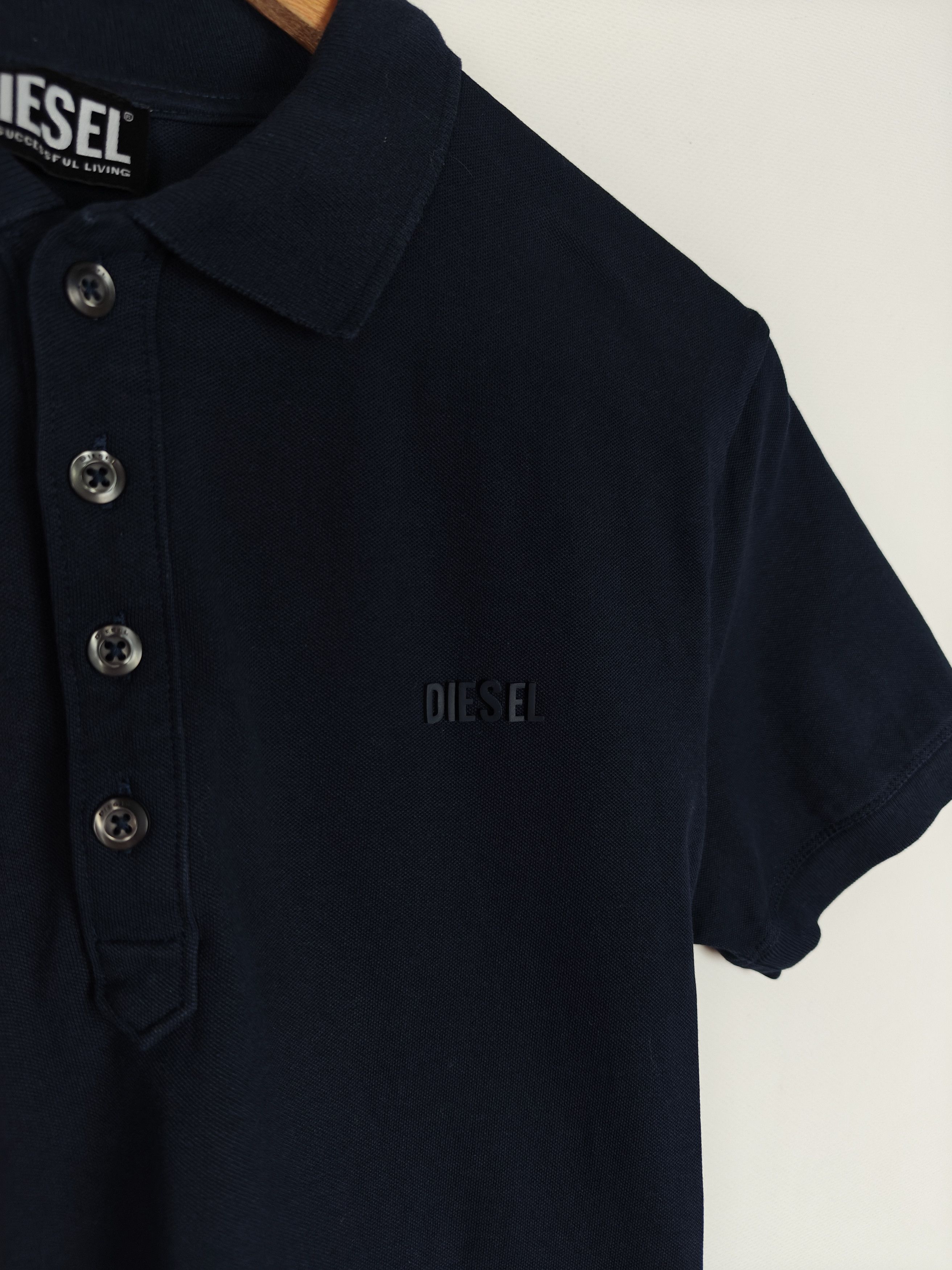 Diesel Diesel Polo T-Shirt Small Logo Blue Collared size M Size US M / EU 48-50 / 2 - 4 Thumbnail