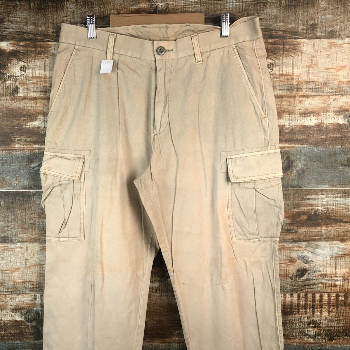 Other DL Uniqlo Brown Cargo Mutlipocket Pants #C711 Size US 34 / EU 50 - 4 Thumbnail