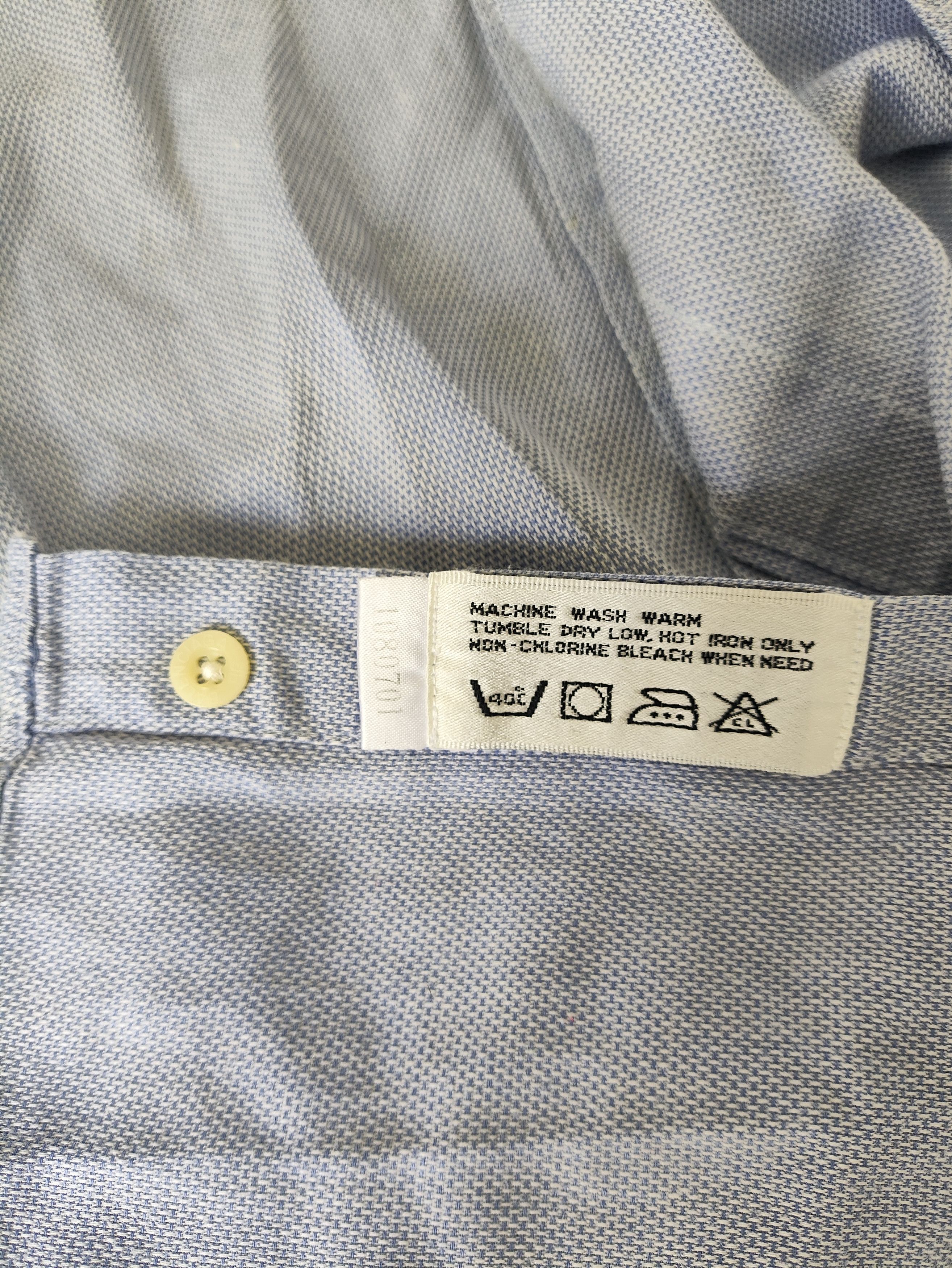 Balenciaga Archive baby blue polo shirt Size US XL / EU 56 / 4 - 4 Thumbnail