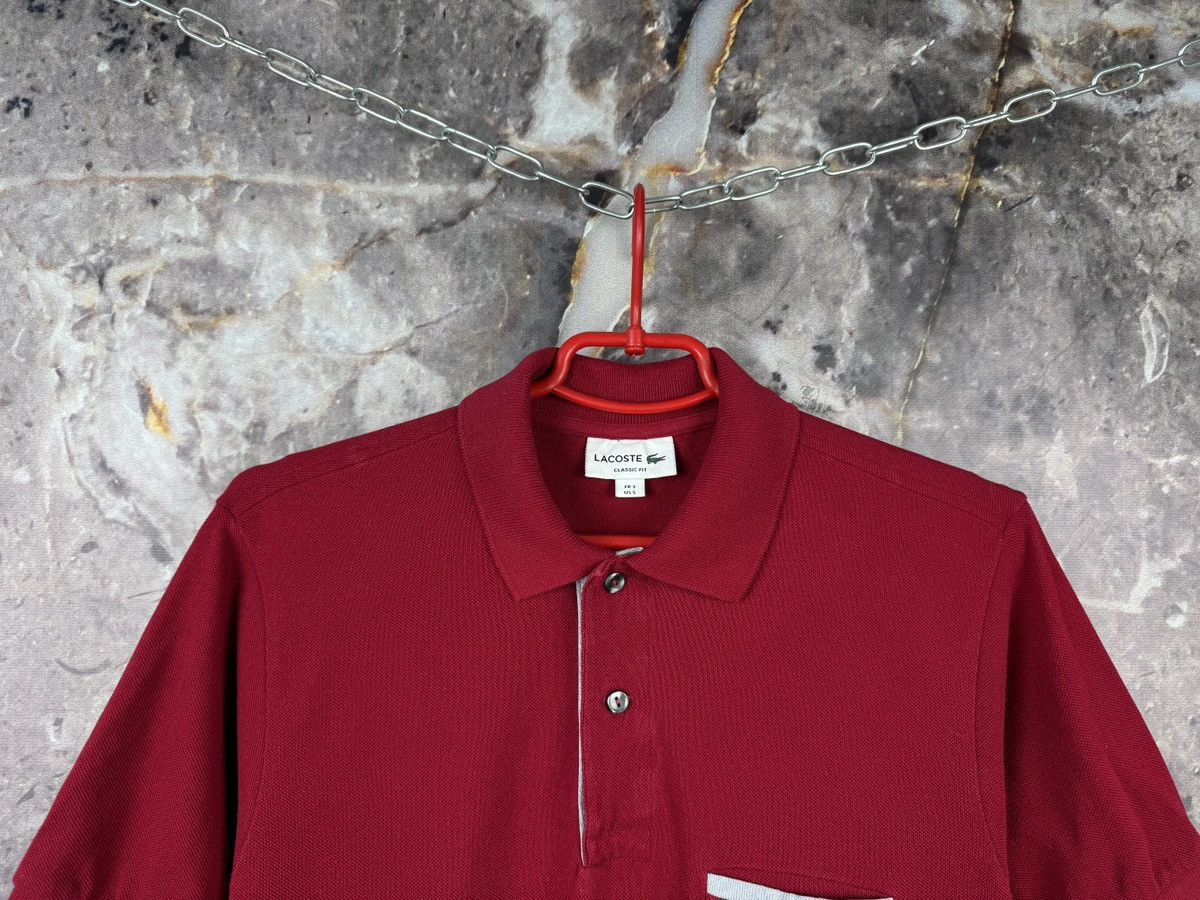 Lacoste Men’s Lacoste Polo Shirt Red Streetwear Size Small Size US S / EU 44-46 / 1 - 2 Thumbnail