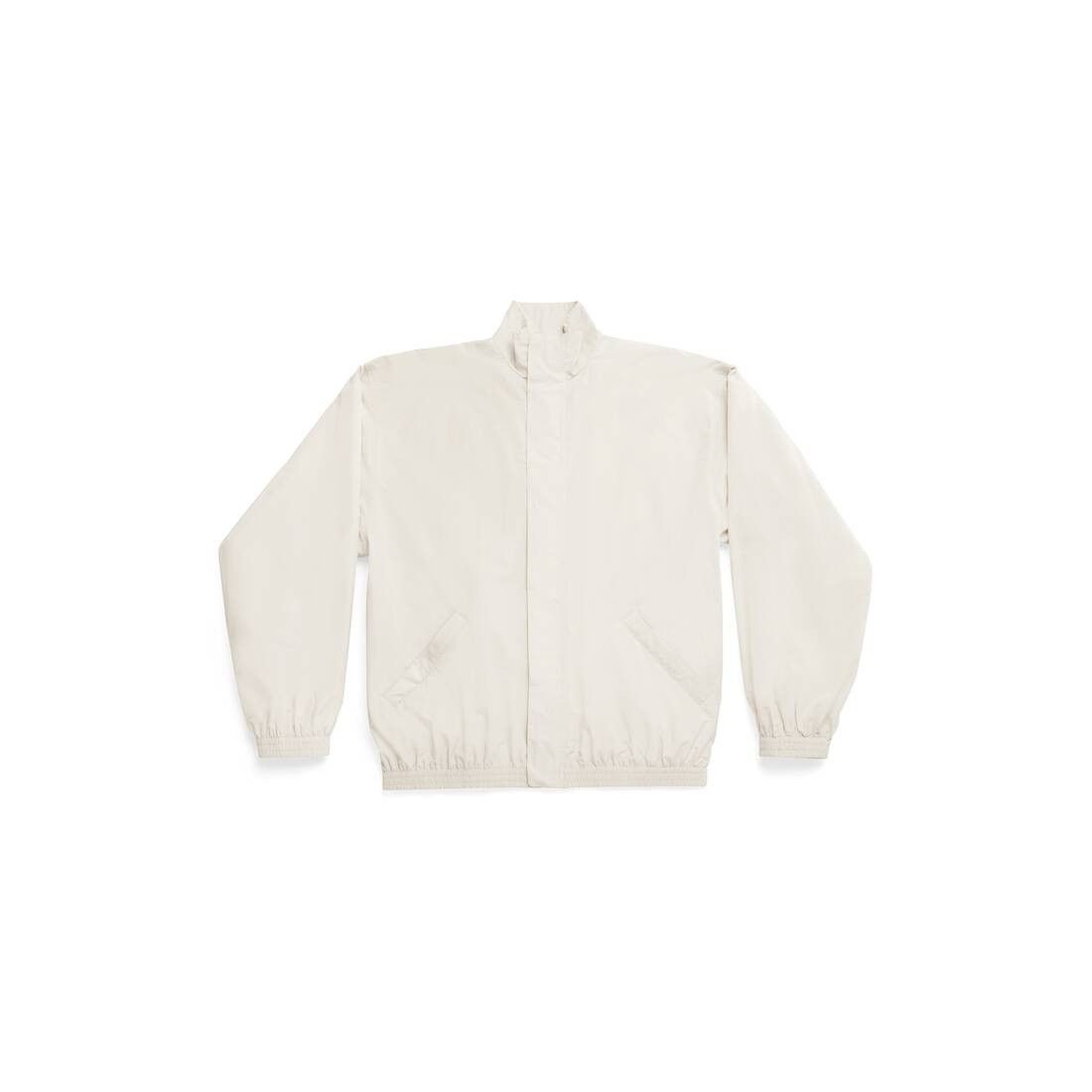o1bcso1str0425 Minimal Tracksuit Jacket in Beige