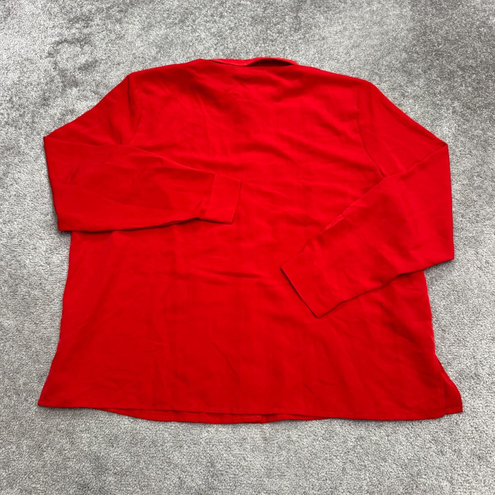 Blair VINTAGEPen Blair Christmas Holiday Shirt Button-Up Shirt Womens XL Red Santa Penguin NWOT Size XL / US 12-14 / IT 48-50 - 2 Thumbnail