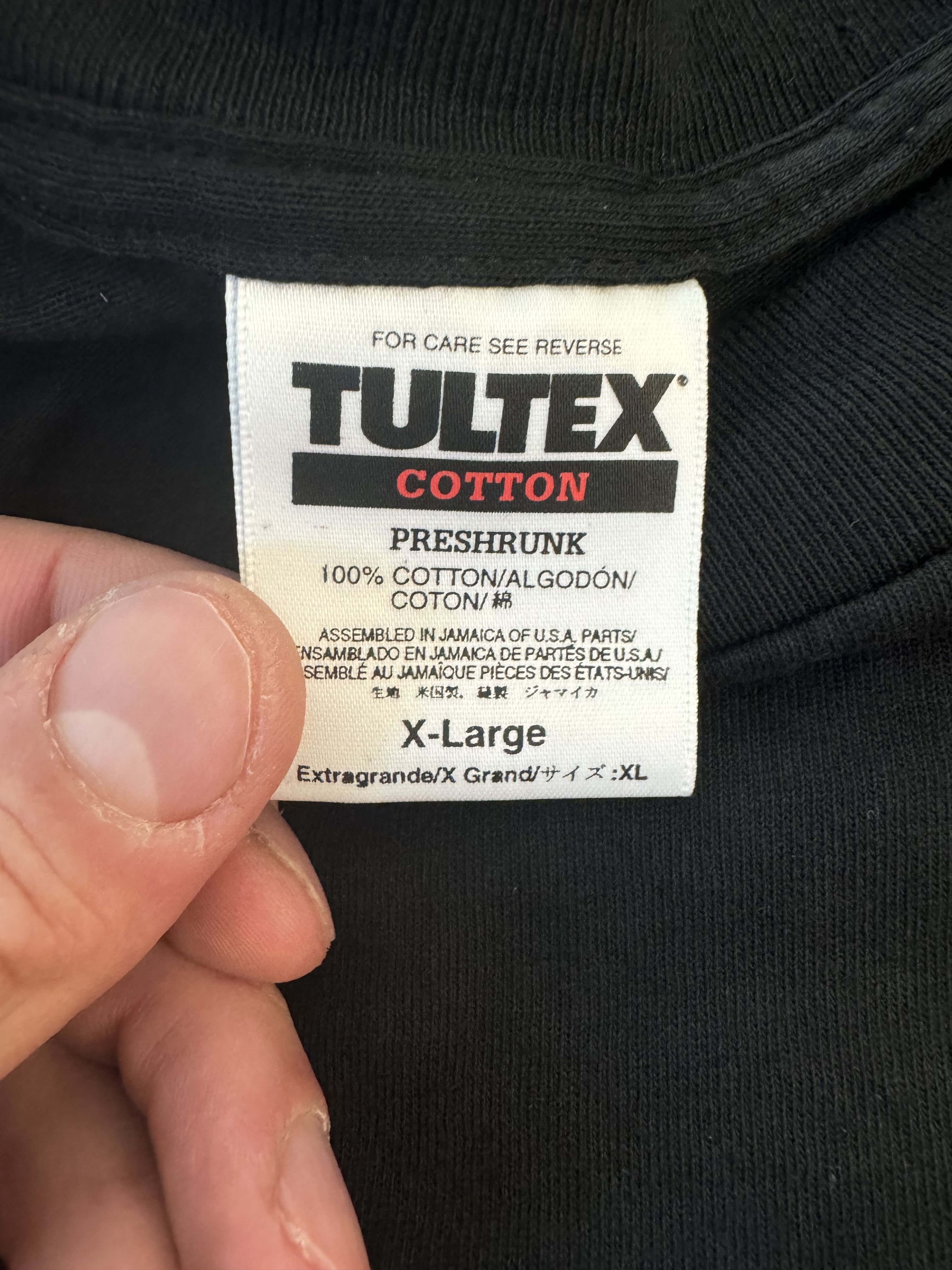 Tultex × Vintage Vintage 90s Patrón Tequila Promo T-shirt Size US XL / EU 56 / 4 - 5 Thumbnail