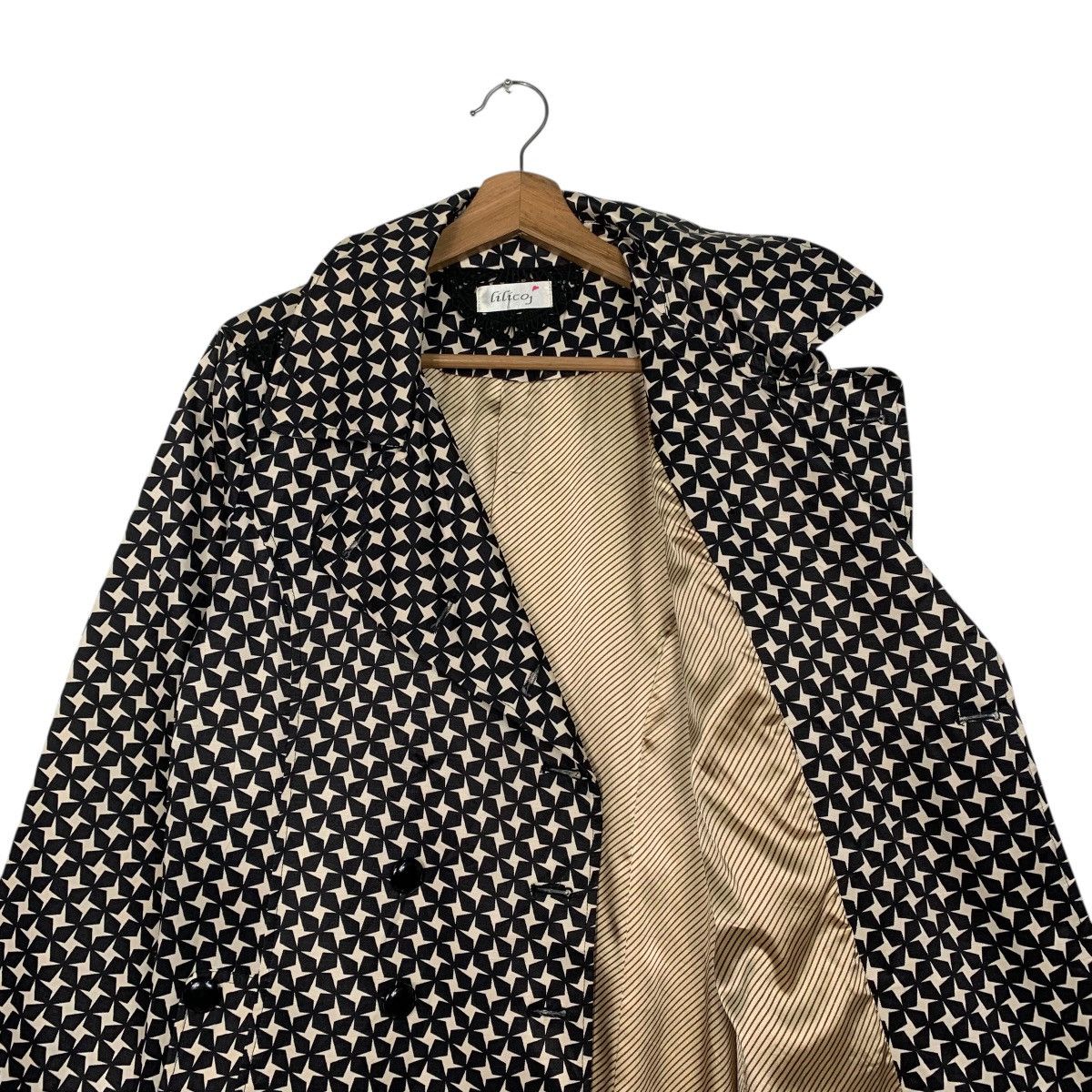 Japanese Brand Japanese Brand Lilicoj Polka Dot Double Breasted Trenchcoat Size M / US 6-8 / IT 42-44 - 11 Thumbnail