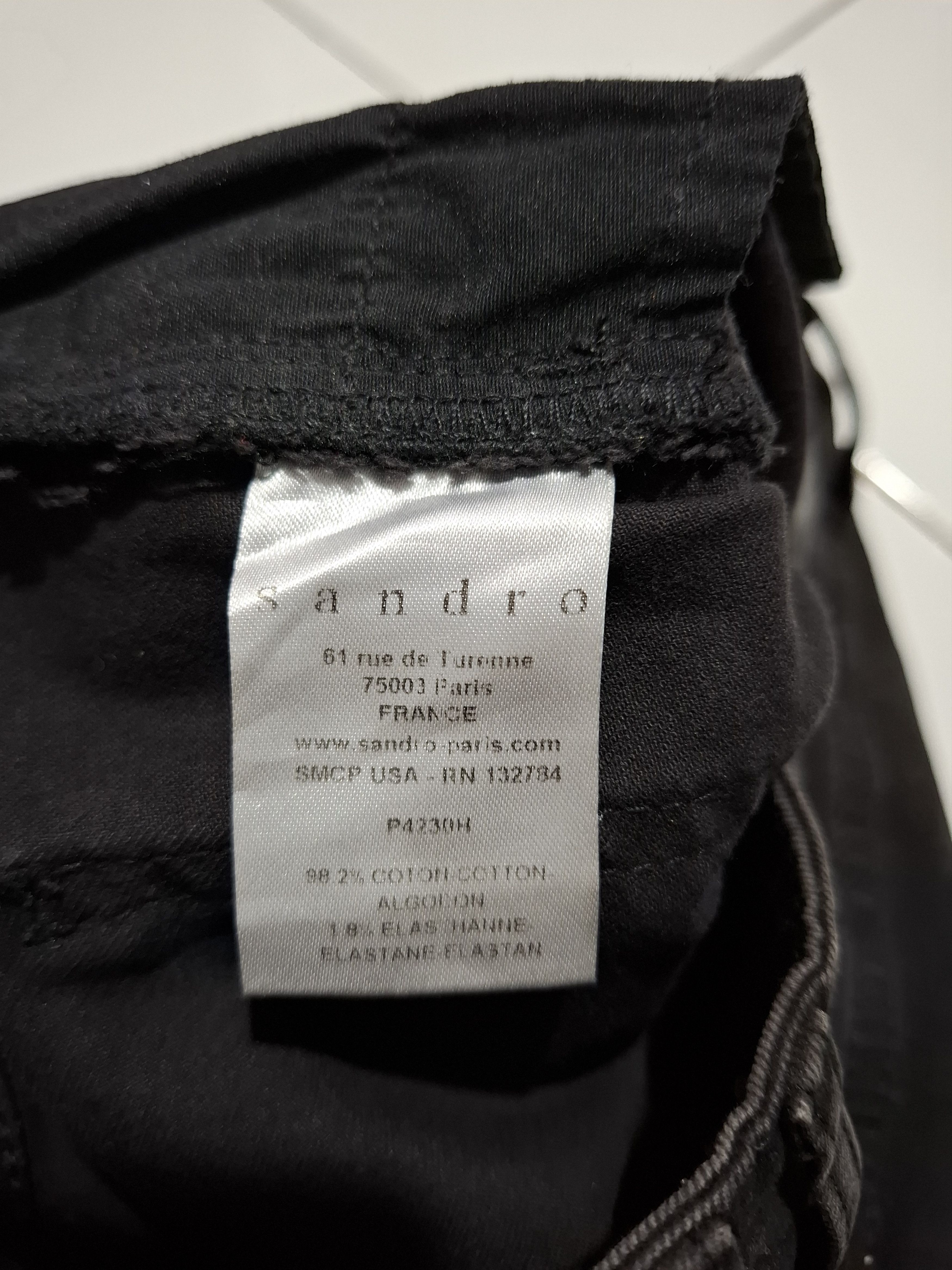 Sandro Sandro skinny black jeans Size 29" - 6 Thumbnail