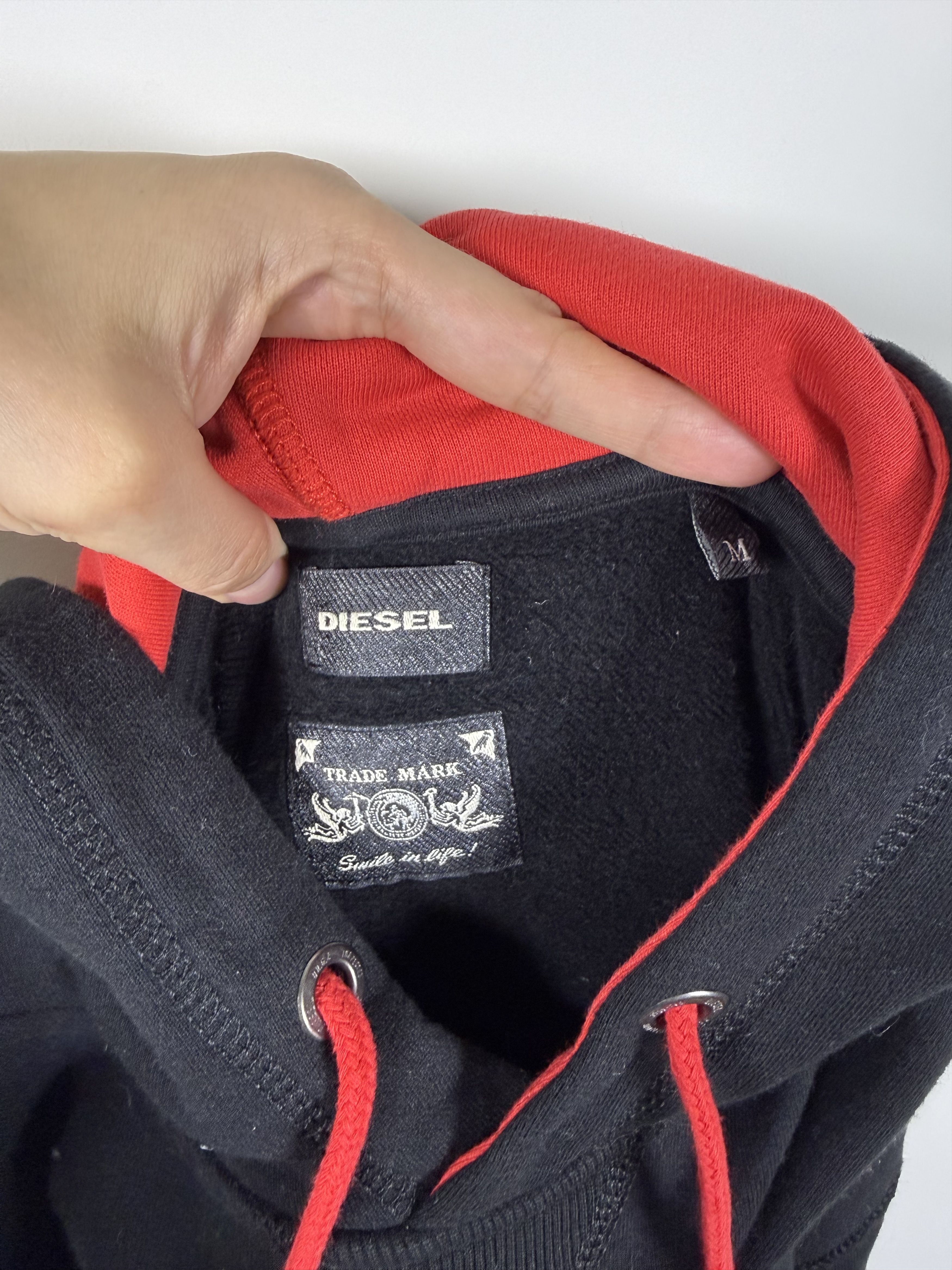 Diesel Men's Diesel Mohawk Black Hoodie (M) Size US M / EU 48-50 / 2 - 2 Thumbnail