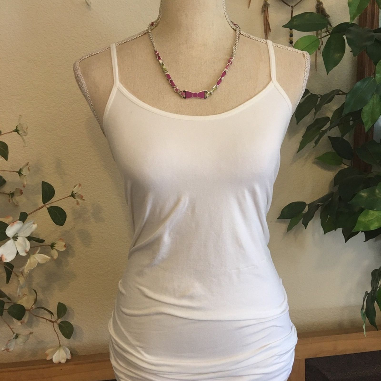 Jewelry Vera Bradley enamel bow braided chain necklace Size ONE SIZE - 4 Thumbnail