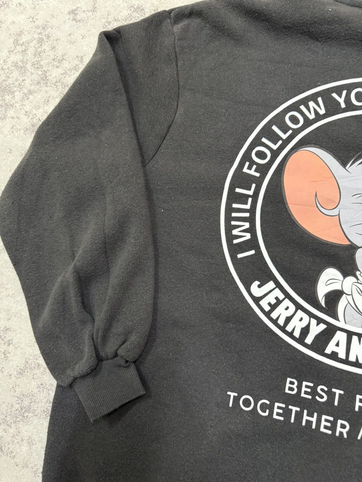 Cartoon Network Tom Jerry and Tuffy Cartoon Network Backhit Sweatshirt Size US XL / EU 56 / 4 - 12 Thumbnail