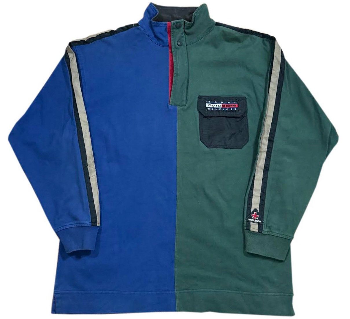 Tommy Hilfiger Vintage Tommy Hilfiger Outdoors Expedition Rugby (Size L) Size US L / EU 52-54 / 3 - 1 Thumbnail
