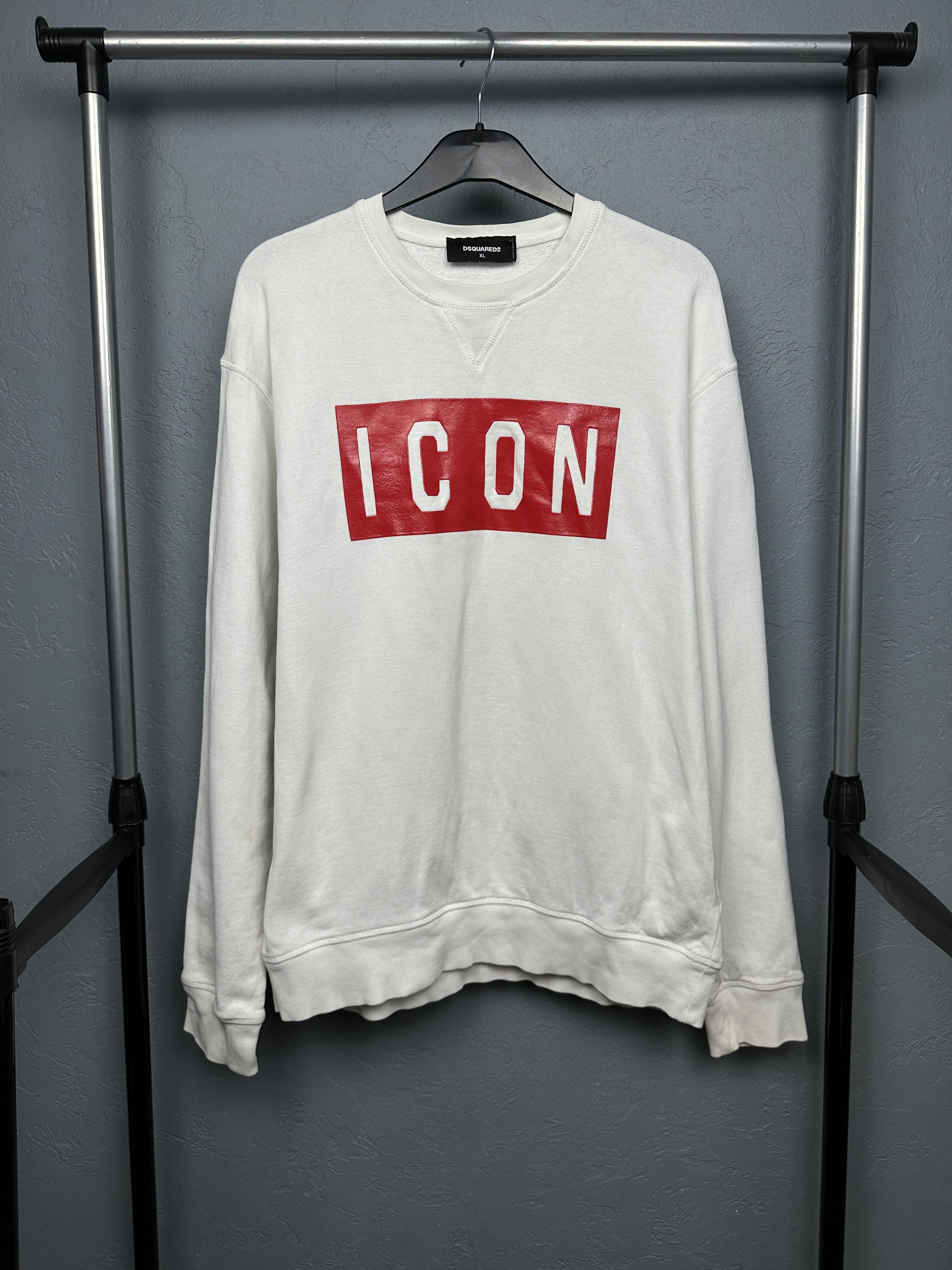 Dsquared2 Dsquared2 Icon Mens Crew Neck Sweatshirt Size US XL / EU 56 / 4 - 1 Thumbnail