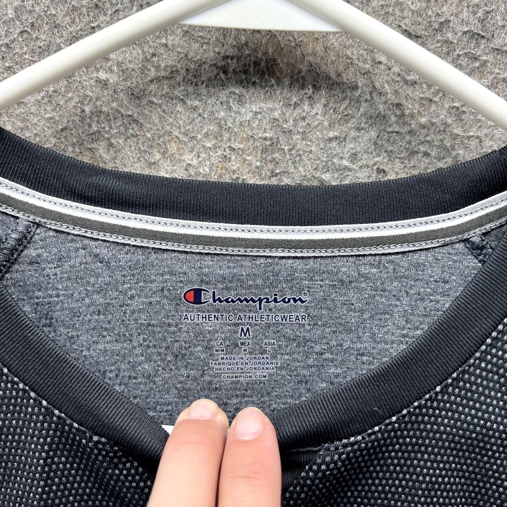 Champion Champion Shirt Mens M Gray Long Sleeve Performance Crewneck Size US M / EU 48-50 / 2 - 7 Thumbnail