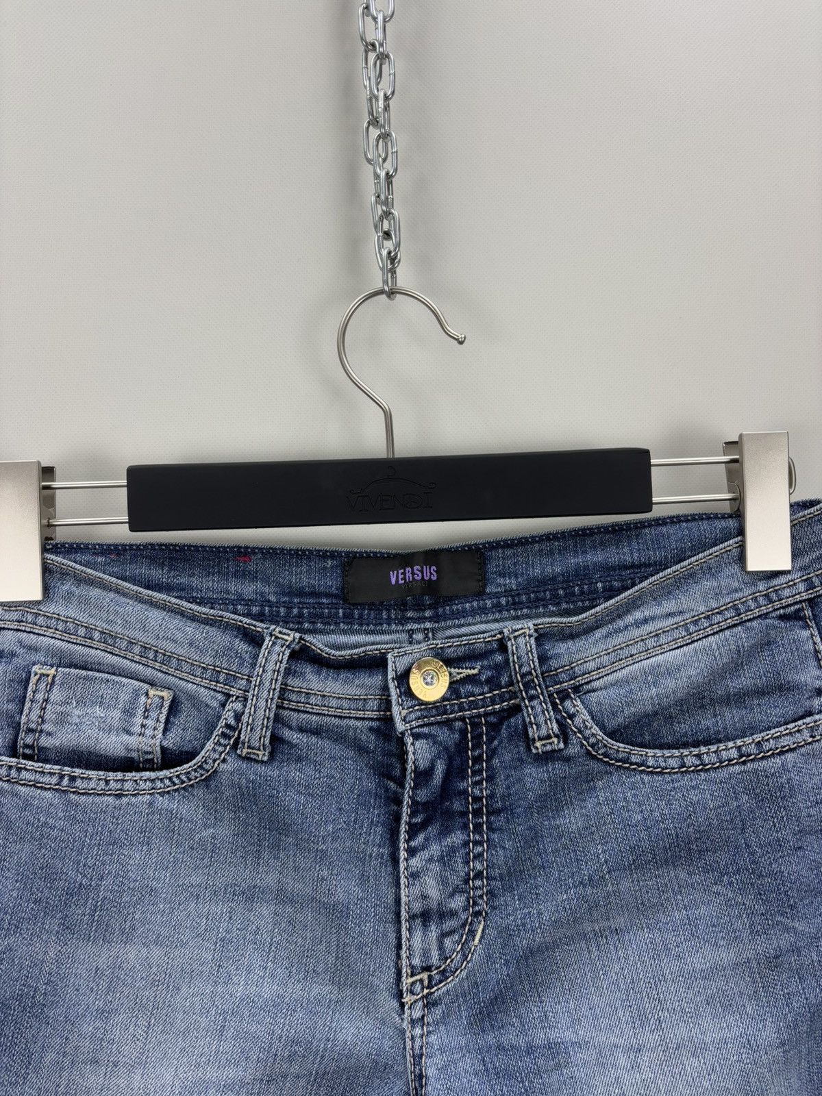 Versace × Versus Versace Womens jeans Versus Versace Size 43 Color Blue Size 29" - 4 Thumbnail