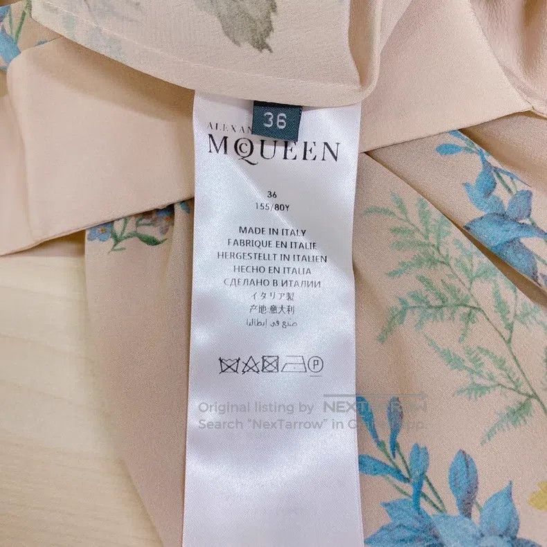 Alexander McQueen Alexander Mcqueen Floral off-shoulder dress Size XS / US 0-2 / IT 36-38 - 9 Thumbnail