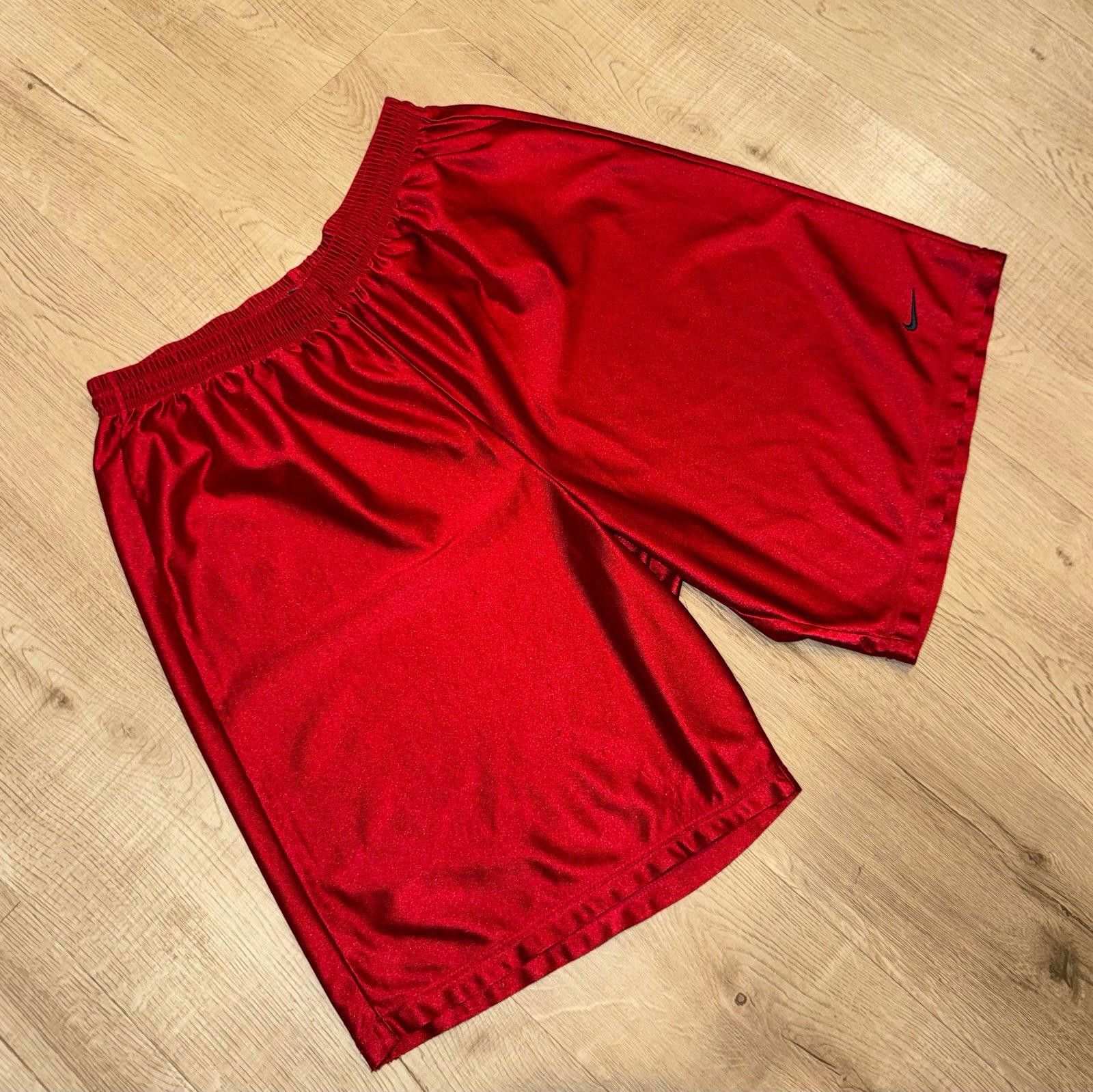 Nike Vintage Y2K Nike Red Satin Dazzle Hoop Shorts Sz XL Grail Size US 36 / EU 52 - 1 Thumbnail