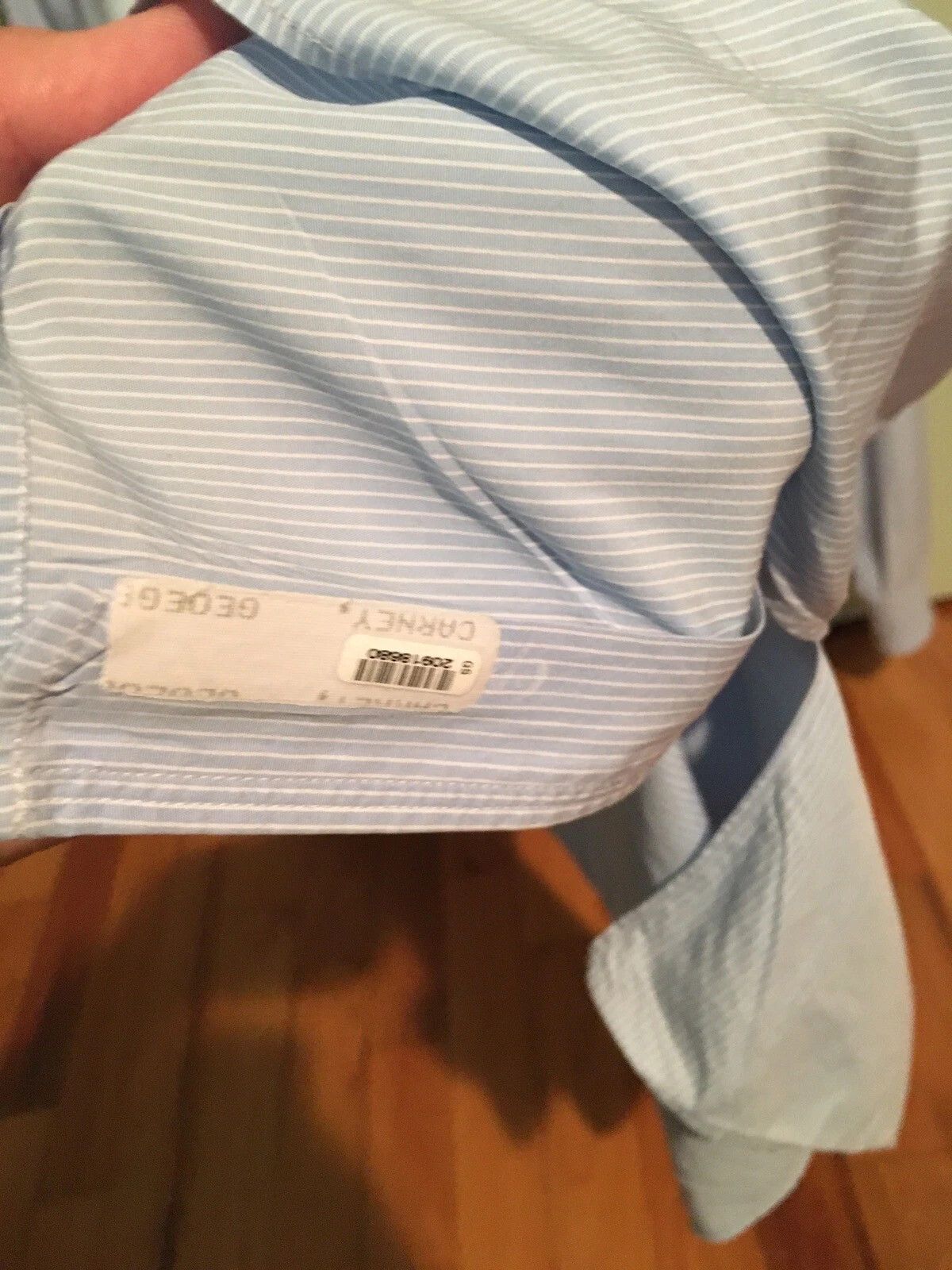 Lanvin Light Blue Formal Button Up Shirt Size US L / EU 52-54 / 3 - 8 Thumbnail
