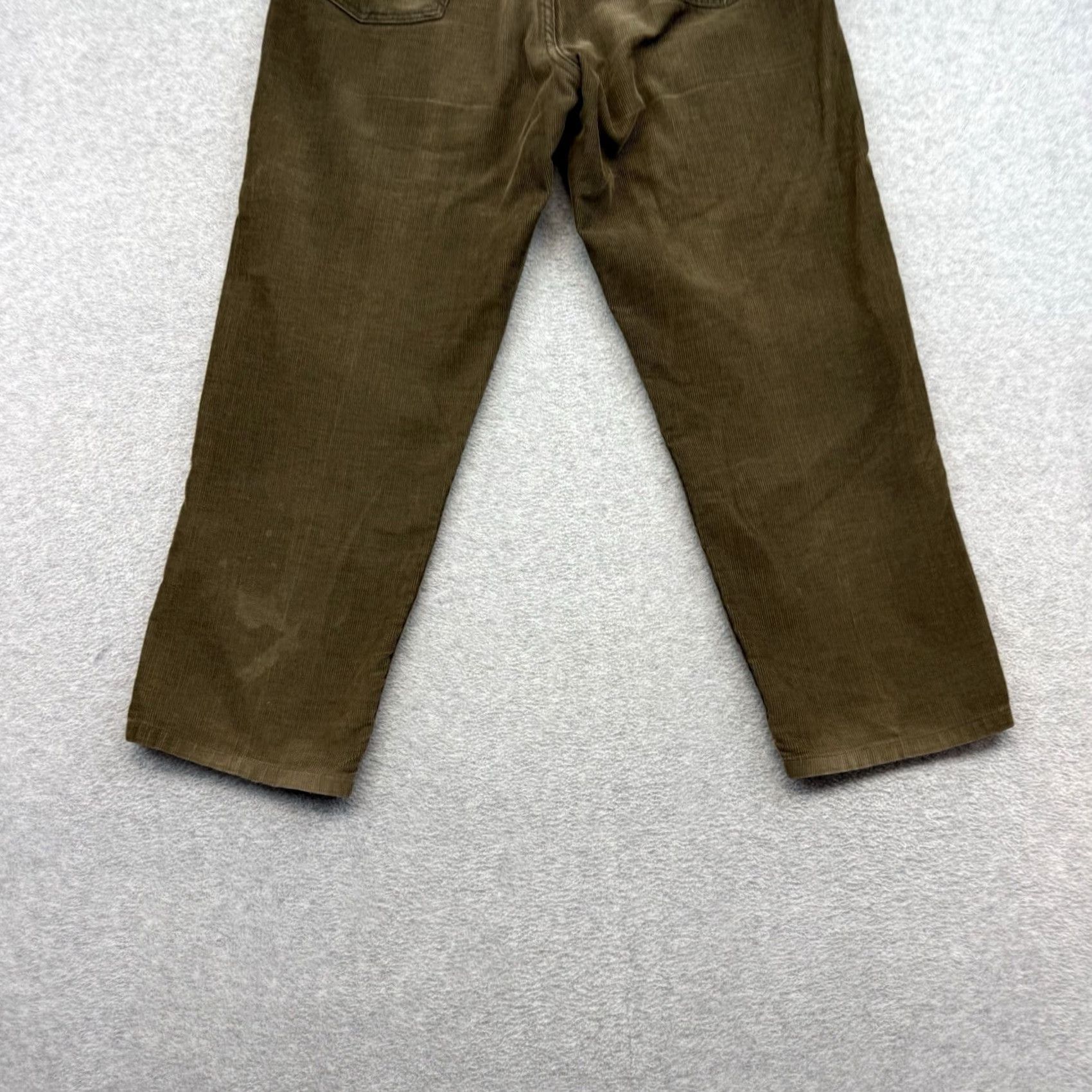Wrangler VINTAGE Wrangler Corduroy Pants Trousers 32x28 Army Green USA Made 90s Mens’ Casual Size US 32 / EU 48 - 4 Thumbnail