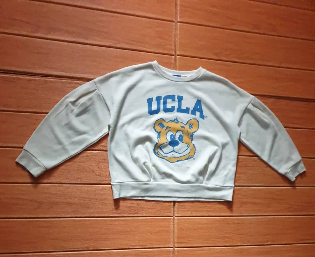 Japanese Brand UCLA crop top hoodie sweater Size XXS / US 00 / IT 34 - 5 Thumbnail