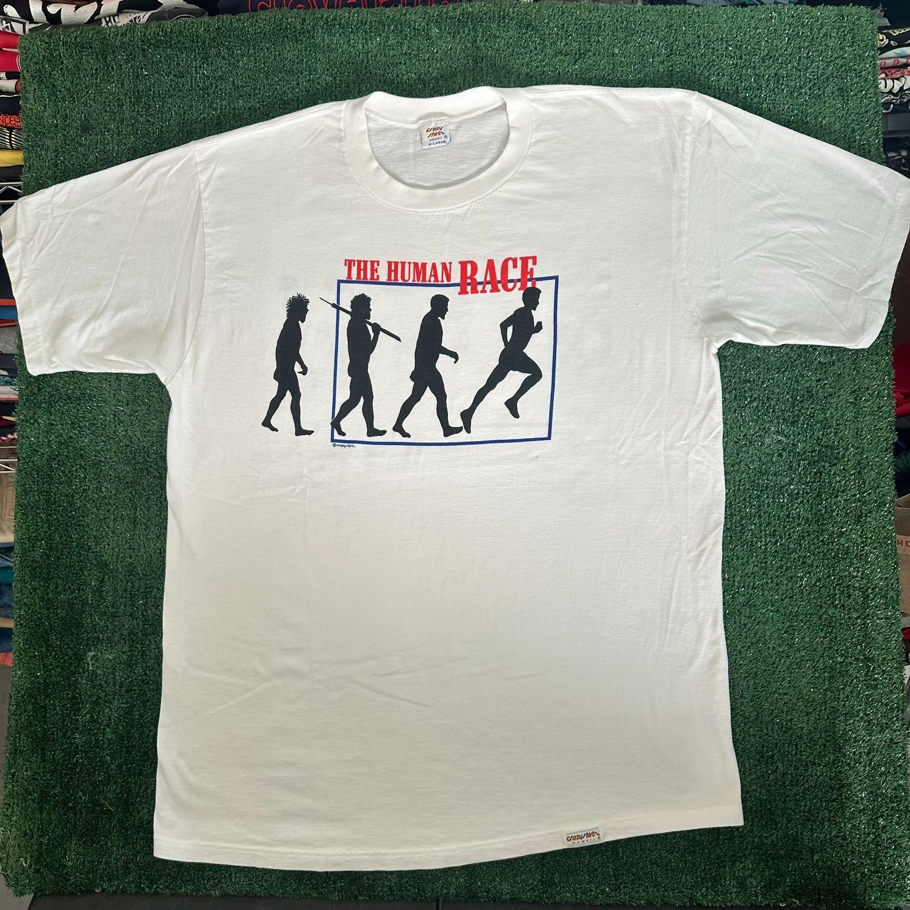 Arts & Science Vintage 90s Human Evolution T-Shirt Single Stitch Science Te Size US XL / EU 56 / 4 - 1 Thumbnail