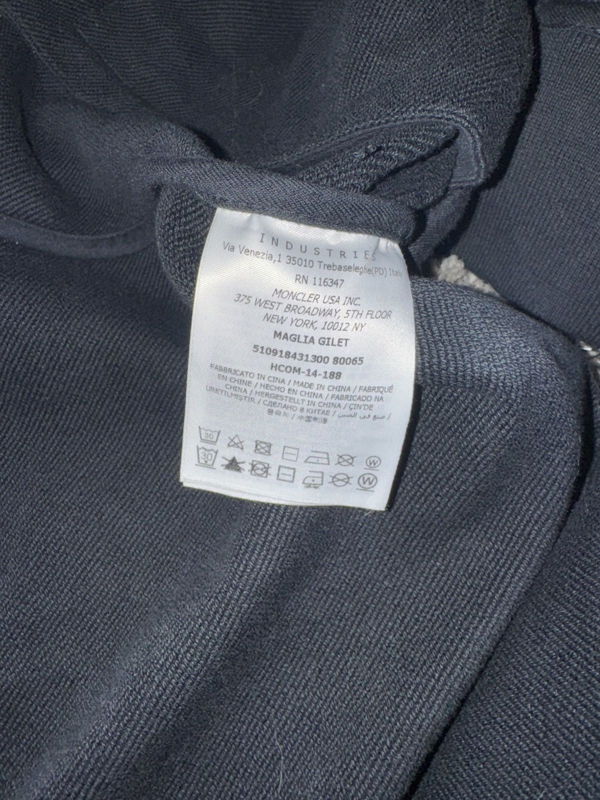 Moncler Moncler navy blue vest Size US S / EU 44-46 / 1 - 6 Thumbnail