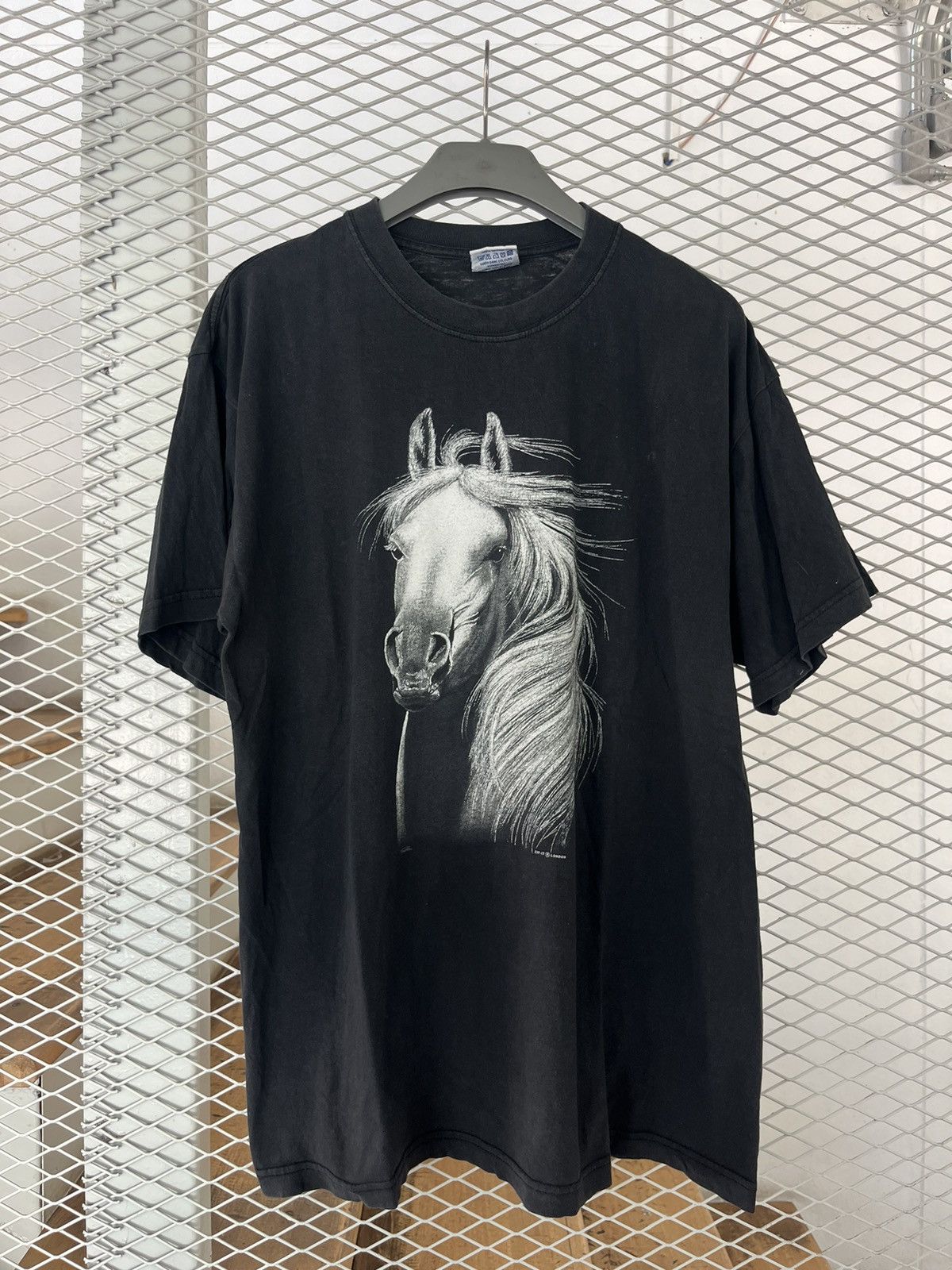 Vintage Vintage HORSE (head) Artwork design by zip-it London Tshirt Size US XL / EU 56 / 4 - 2 Thumbnail
