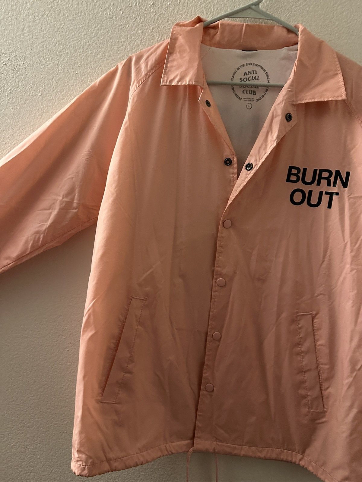 Anti Social Social Club Anti Social Social Club BURN OUT Jacket Size US L / EU 52-54 / 3 - 4 Thumbnail
