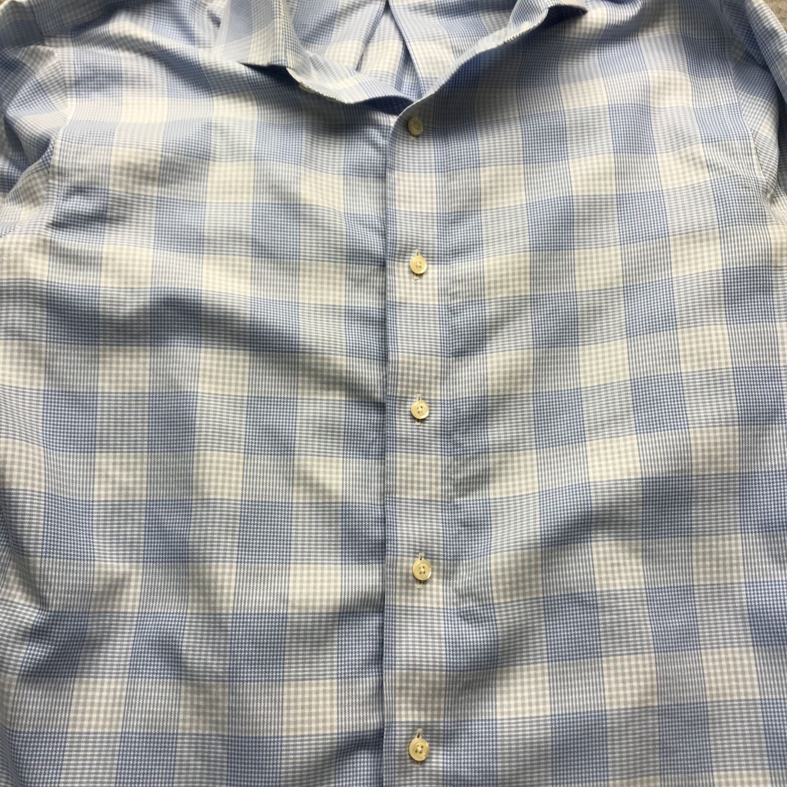Brooks Brothers Brooks Brothers Regent Non Iron Boys Youth Small Blue White Size US S / EU 44-46 / 1 - 9 Thumbnail