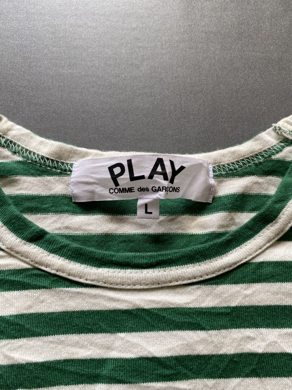 Comme des Garcons PLAY Comme des Garcons PLAY AD 2022/12 Longsleeve Tshirt Size L / US 10 / IT 46 - 3 Thumbnail