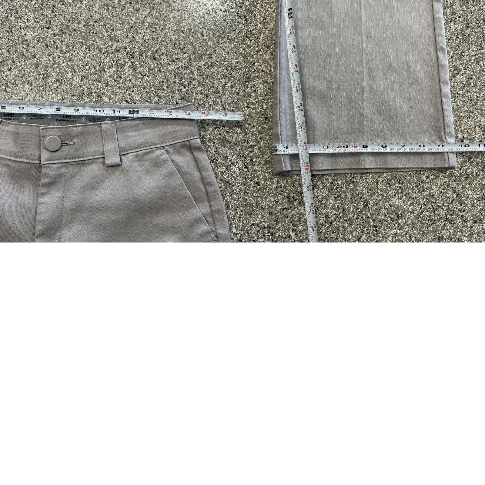 Lee Lee Pants Womens 6 30x32 Mid Rise Straight Trousers Grey Lee Size 28" / US 6 / IT 42 - 8 Thumbnail