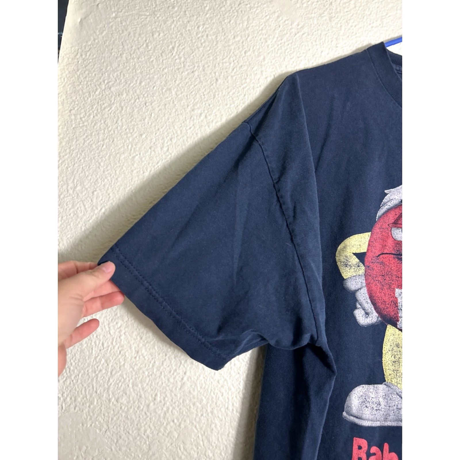 Vintage M&M's Bah Humbug T Shirt XL Navy Christmas Men Short Sleeve Crew Neck Graphic Print Vintage No Size US XL / EU 56 / 4 - 2 Thumbnail