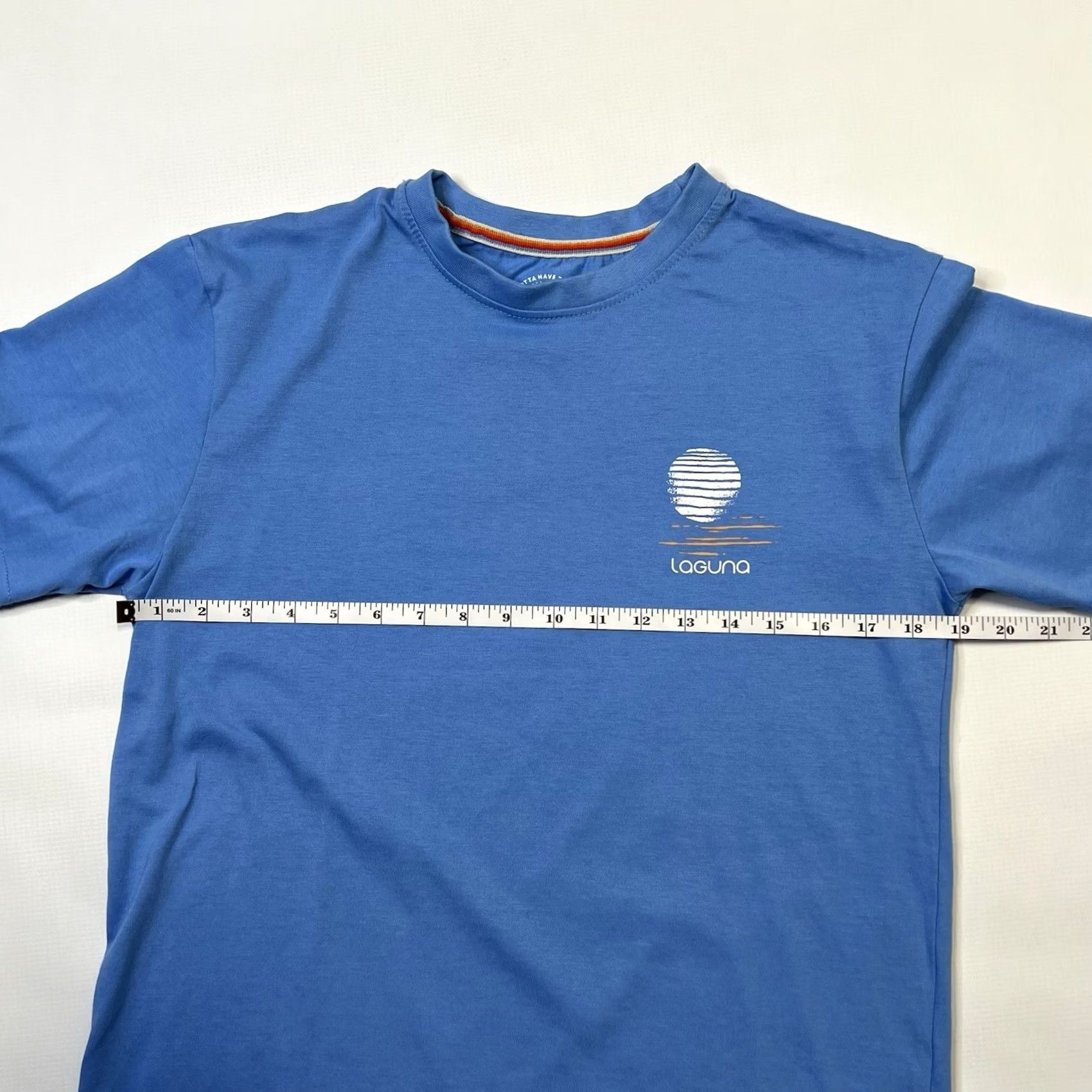 Vintage Happy Hour T Shirt Lot Beach Graphic Print Crew Neck Short Sleeve Mens Medium Yellow Blue Size US M / EU 48-50 / 2 - 5 Thumbnail