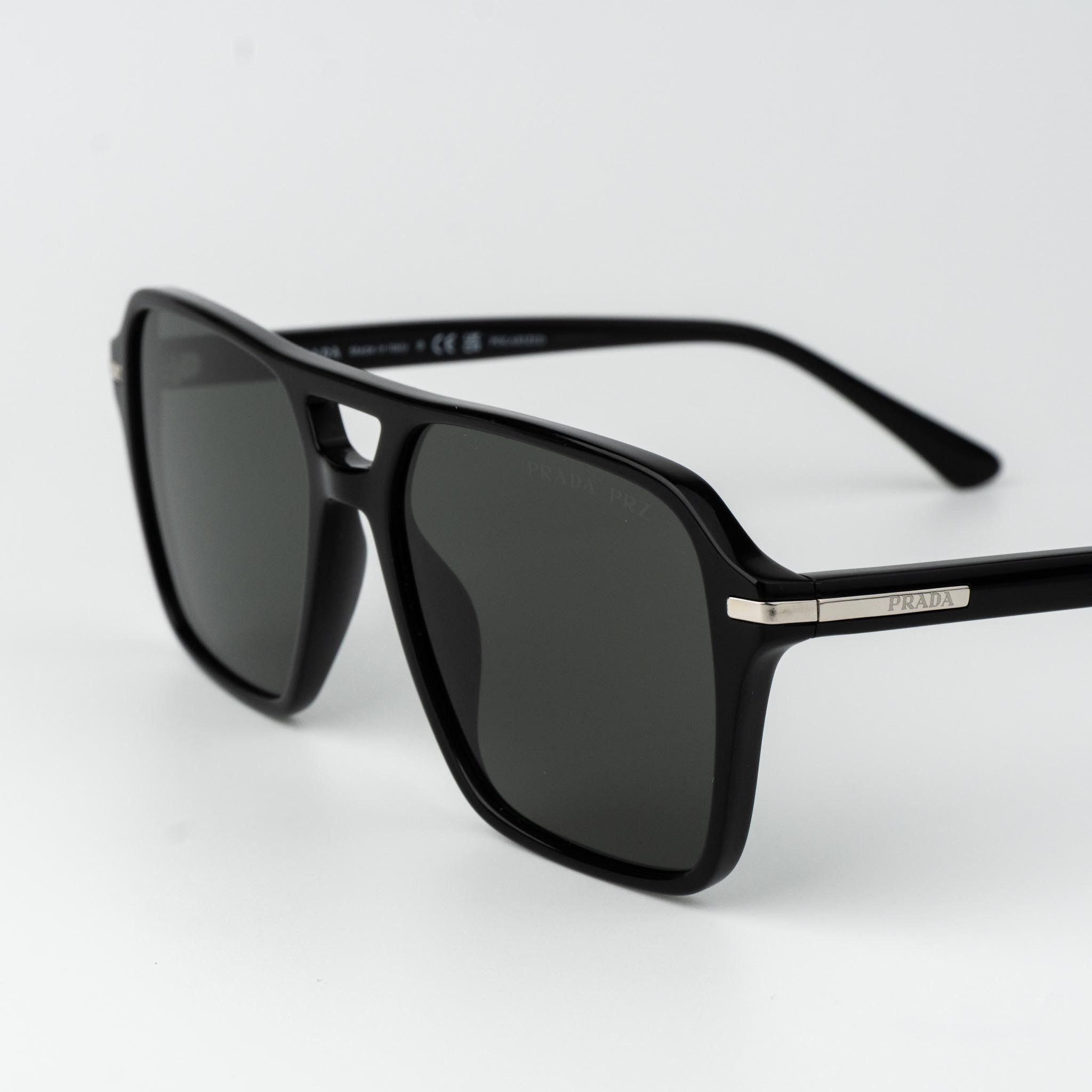 Prada Prada Men Sunglasses Pilot PR20YS 1AB03R NEW AUTHENTIC Size ONE SIZE - 7 Thumbnail