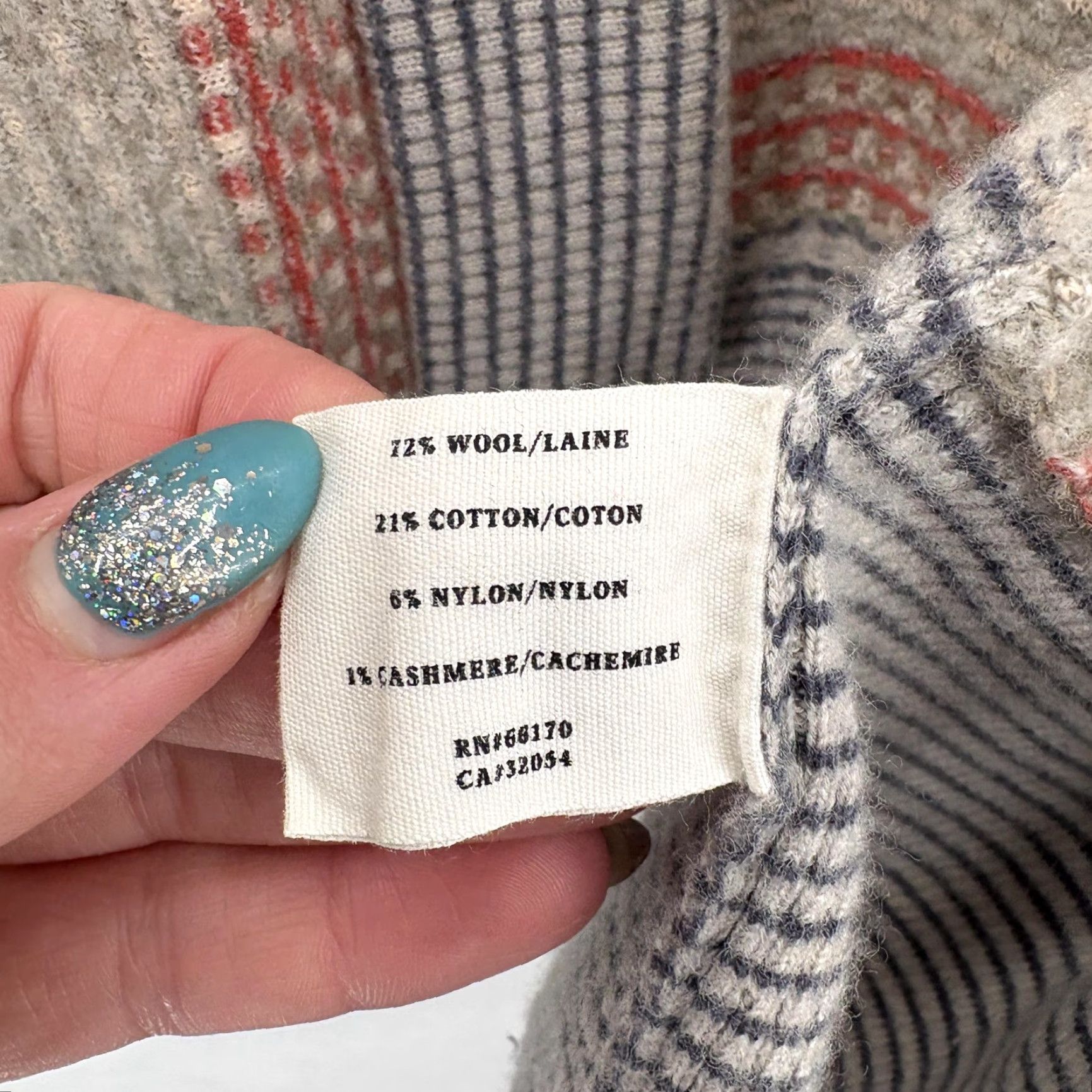 Arrow Anthropologie Sparrow Cardigan Sweater Womens S Gray Wool Open Front Longline Size S / US 4 / IT 40 - 5 Thumbnail