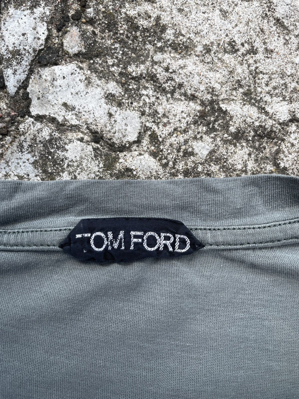 Tom Ford × Vintage Tom Ford Luxury Lyocell Classic T Shirt Size US L / EU 52-54 / 3 - 3 Thumbnail