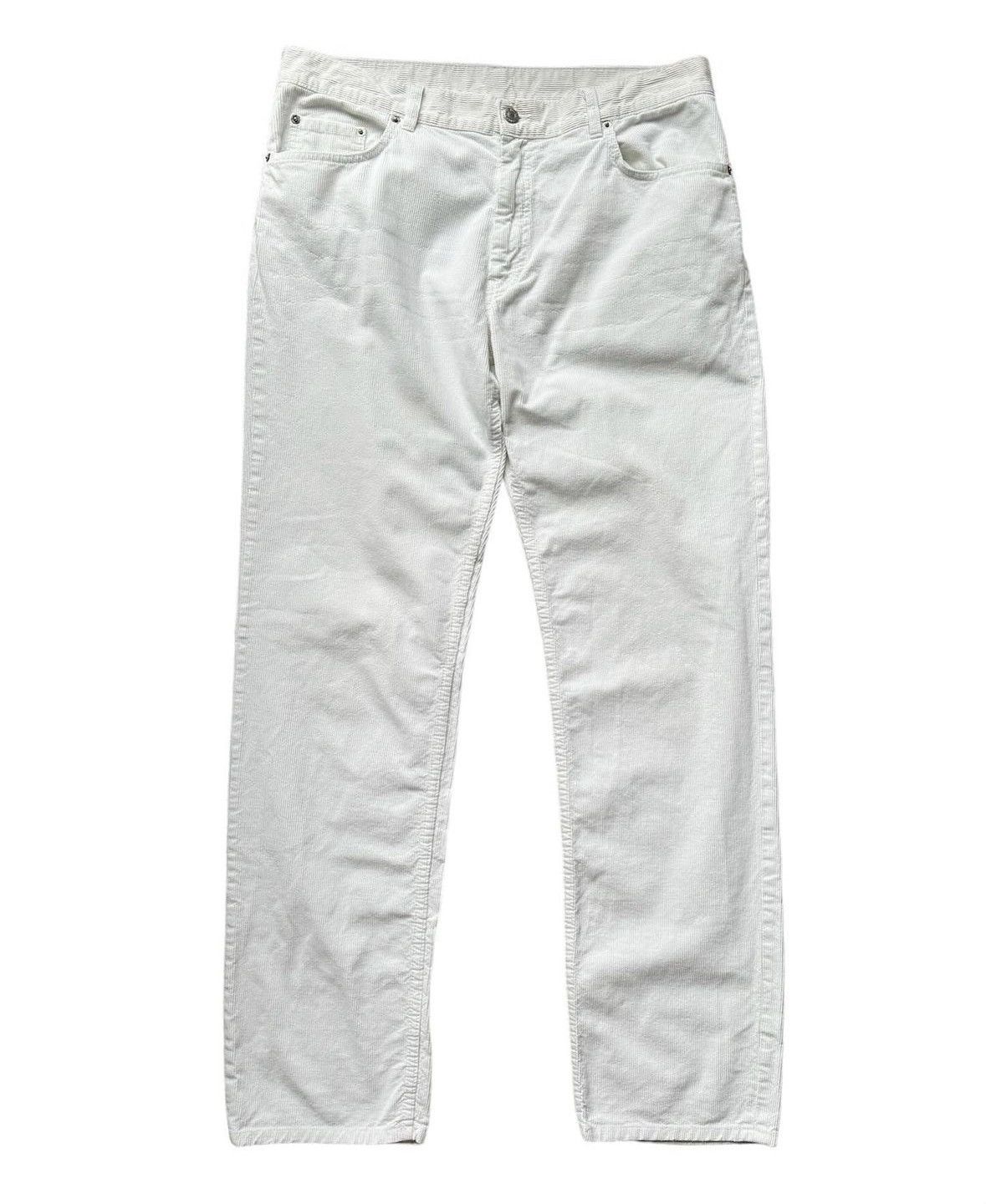 image of Helmut Lang Vintage Corduroy Pant in White, Men's (Size 36)