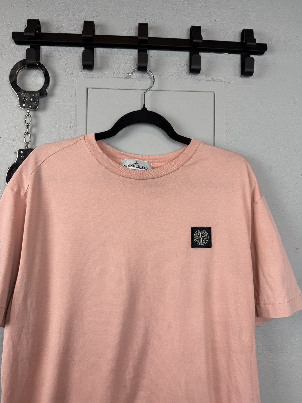 Stone Island Vintage Pink T-shirt Stone Island Size US XL / EU 56 / 4 - 3 Thumbnail