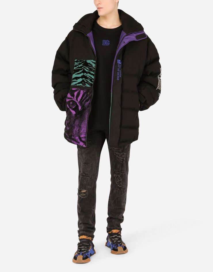 Dolce & Gabbana o1y0125 Turtleneck Jacket in Multicolor Size US XS / EU 42 / 0 - 4 Thumbnail