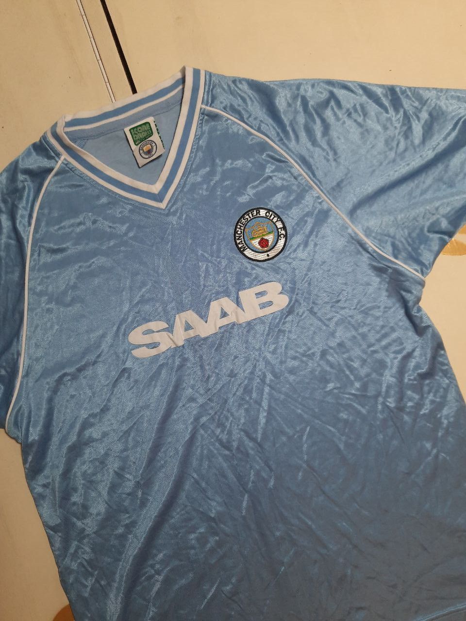 Other Score Draw Manchester City Jersey 1982-1983 Size US XL / EU 56 / 4 - 7 Thumbnail