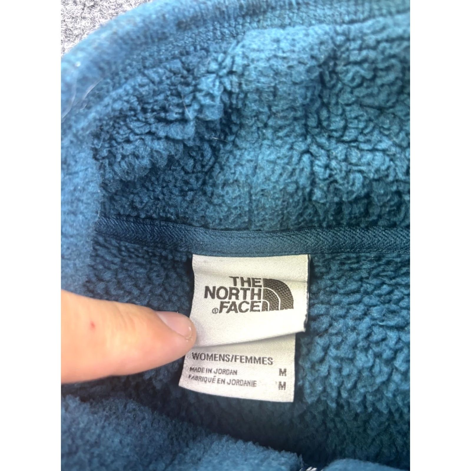 The North Face VINTAGE? The North Face Crescent Jacket Womens M Blue Fleece Full Zip Pockets Size M / US 6-8 / IT 42-44 - 2 Thumbnail