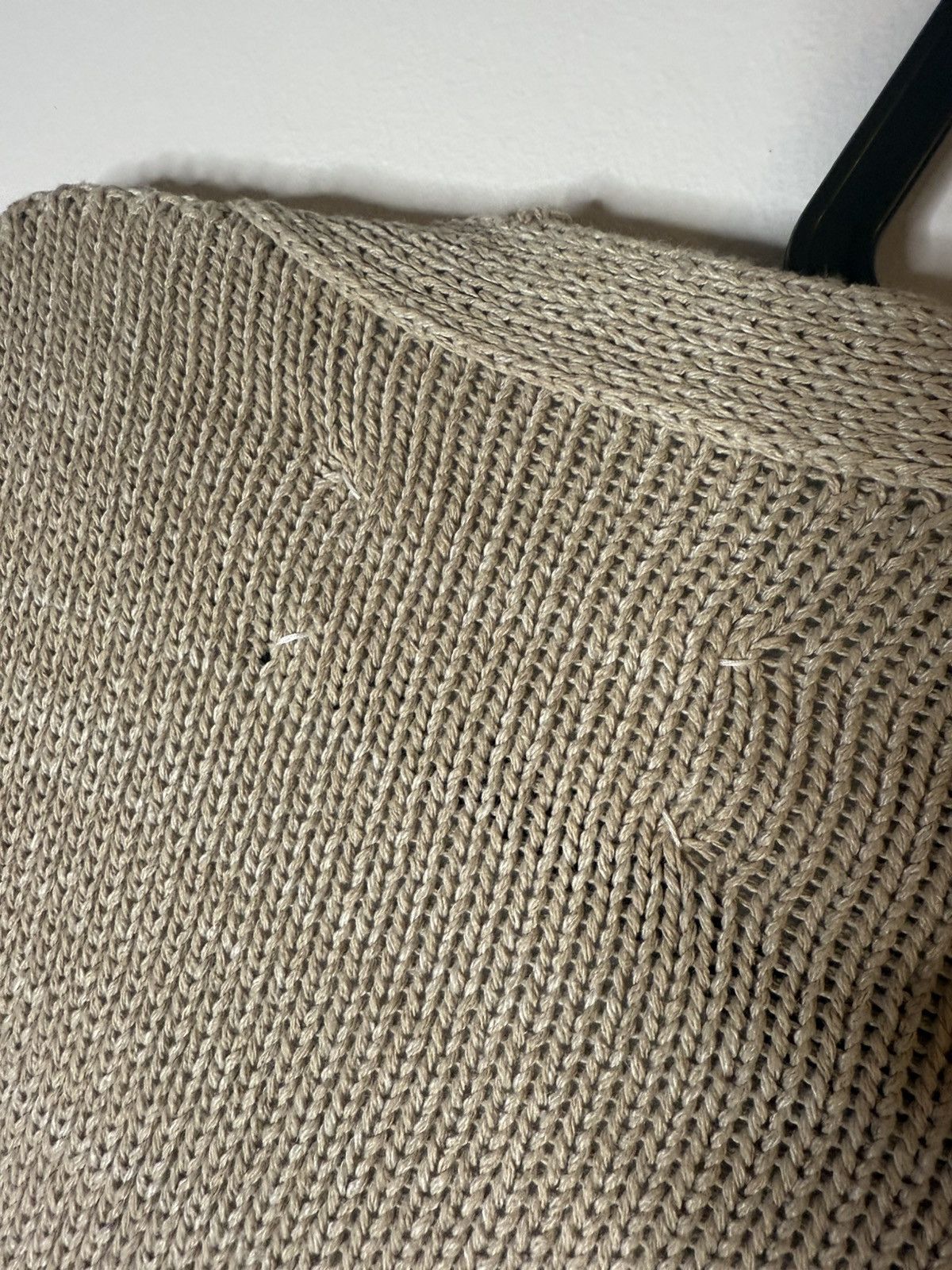 Maison Margiela Margiela 2022 distressed knit cardigan Size US L / EU 52-54 / 3 - 8 Thumbnail