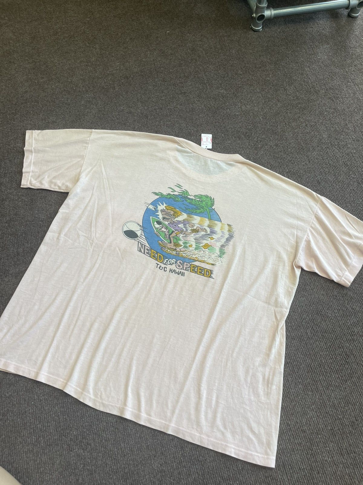 Vintage Rare Find Vintage Europe T&C Surf Designs Cartoon T Shirt XL Size US XL / EU 56 / 4 - 2 Thumbnail