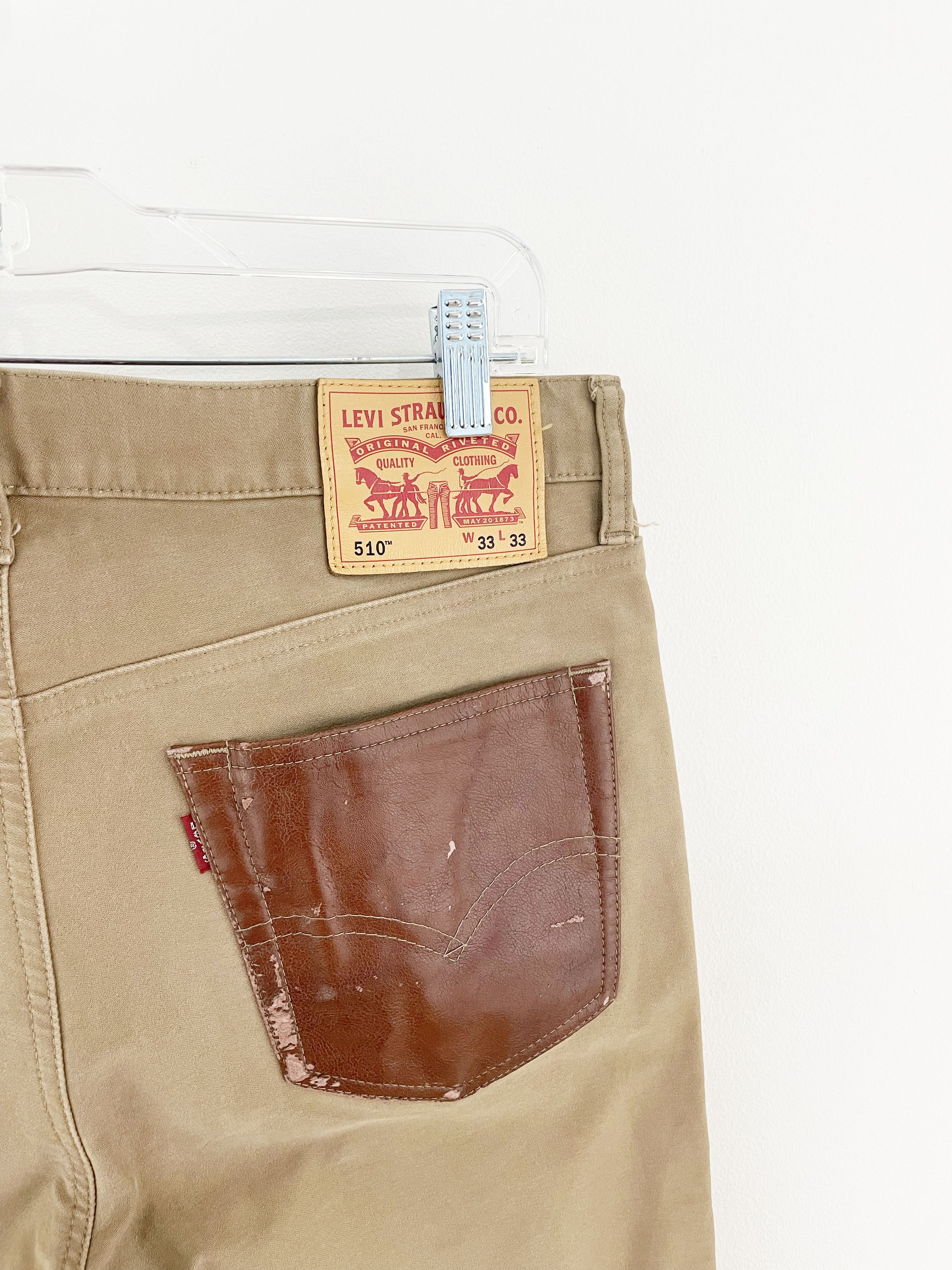 Junya Watanabe × Levi's 2016 Leather Pocket Pants Size US 32 / EU 48 - 5 Thumbnail