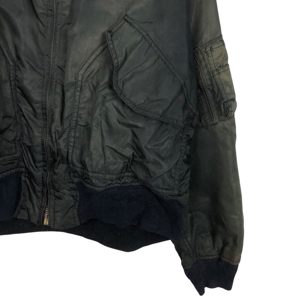 Japanese Brand 📌Vintage Military Bomber Jacket Ideal Zipper Buzz Ricksons Size US M / EU 48-50 / 2 - 6 Thumbnail