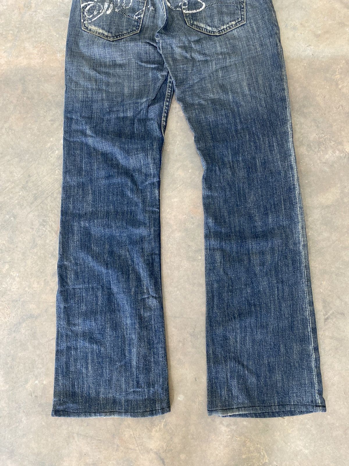 Hysteric Glamour × Japanese Brand × Le Grande Bleu (L.G.B.) Sick☠️ Juicy Couture Flare Jeans Fly Button Punk Grunge Lgb Size US 29 - 11 Thumbnail