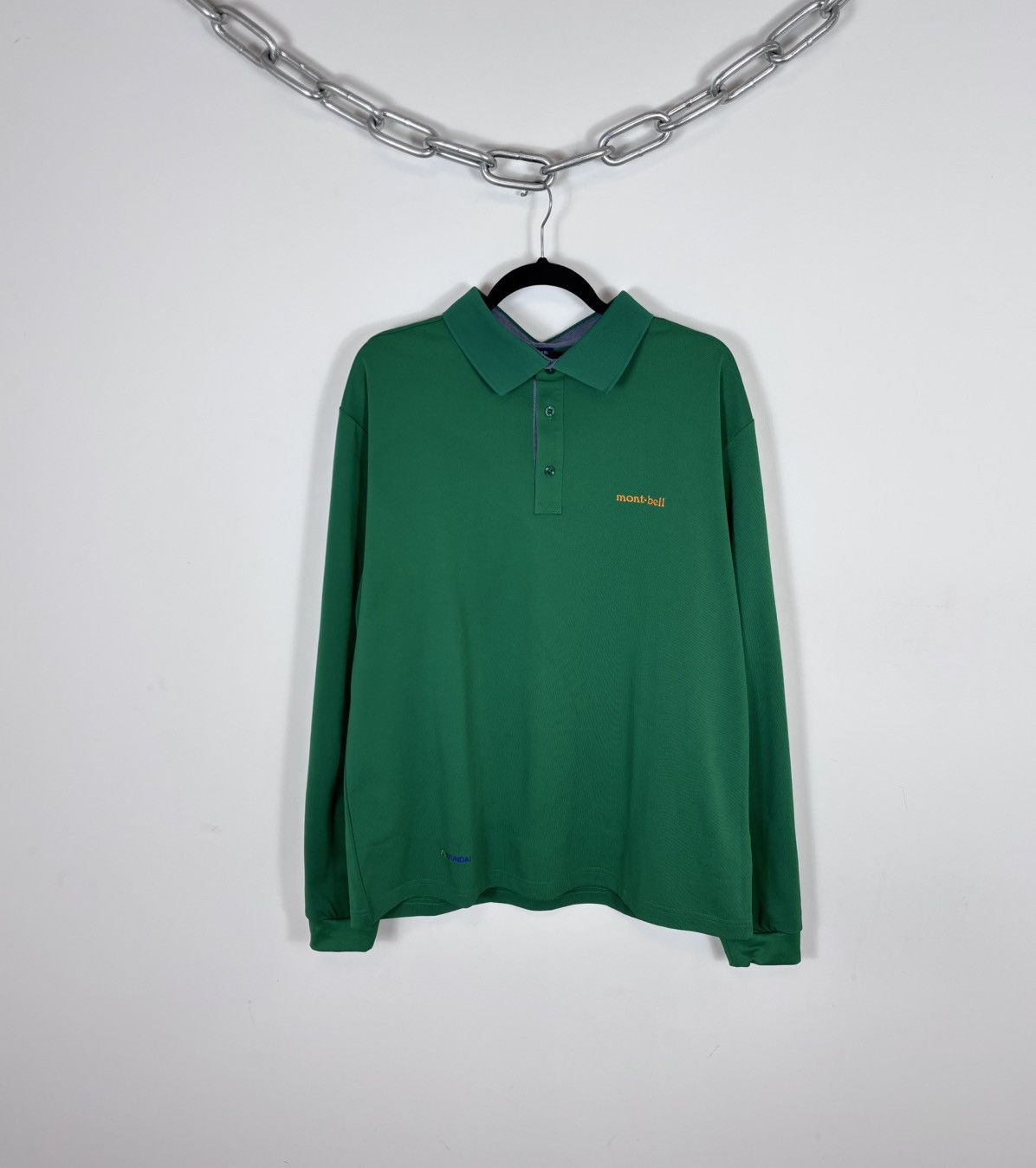 Montbell Montbell Hyundai Men’s Dark Green Long Sleeve Polo Shirt Size US XXL / EU 58 / 5 - 1 Thumbnail