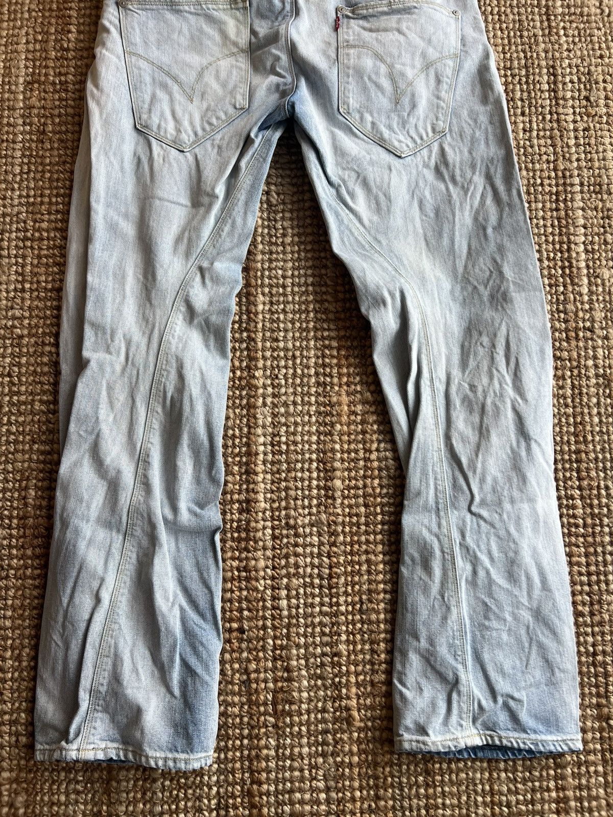 Levi's Levis Engineered Jeans Buckle Back Tag W31 Actual 32x32.5 Size US 31 - 8 Thumbnail