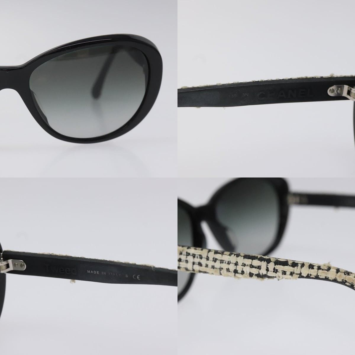 Chanel Chanel Tweed Sunglasses Size ONE SIZE - 4 Thumbnail