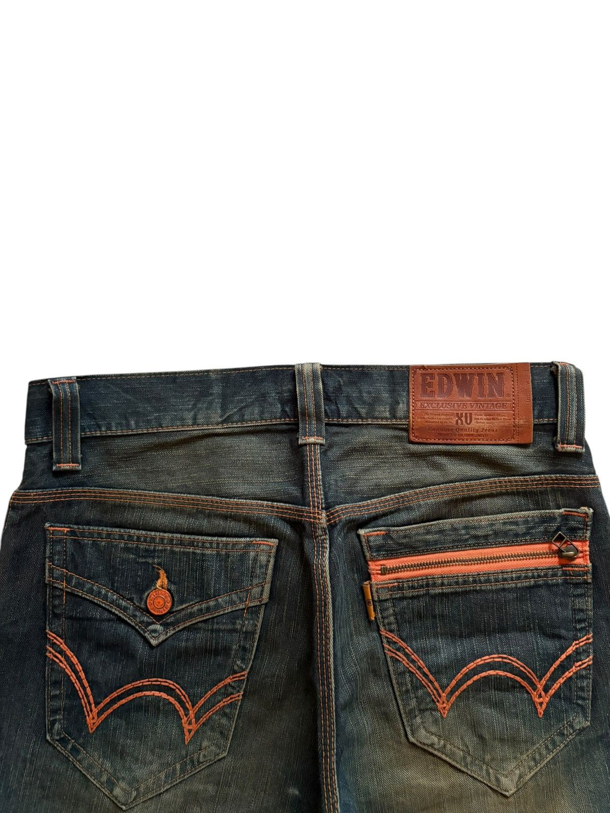 Edwin SALES🔥Exclusive Vintage Edwin Rusty Mud Wash Jean Shorts Size US 34 / EU 50 - 10 Thumbnail