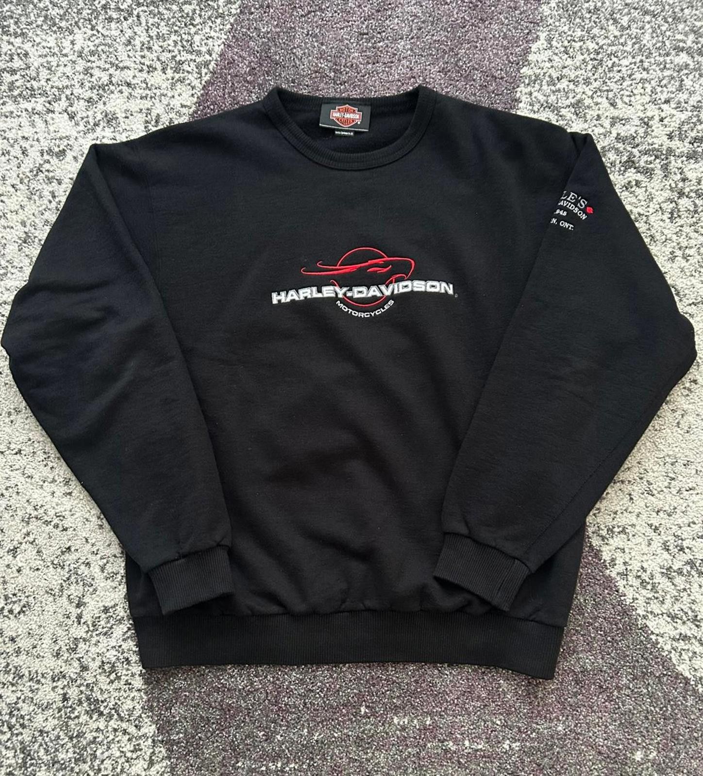 Harley Davidson Vintage Harley-Davidson Y2K Poole’s Embroidered Crewneck Size US M / EU 48-50 / 2 - 1 Thumbnail
