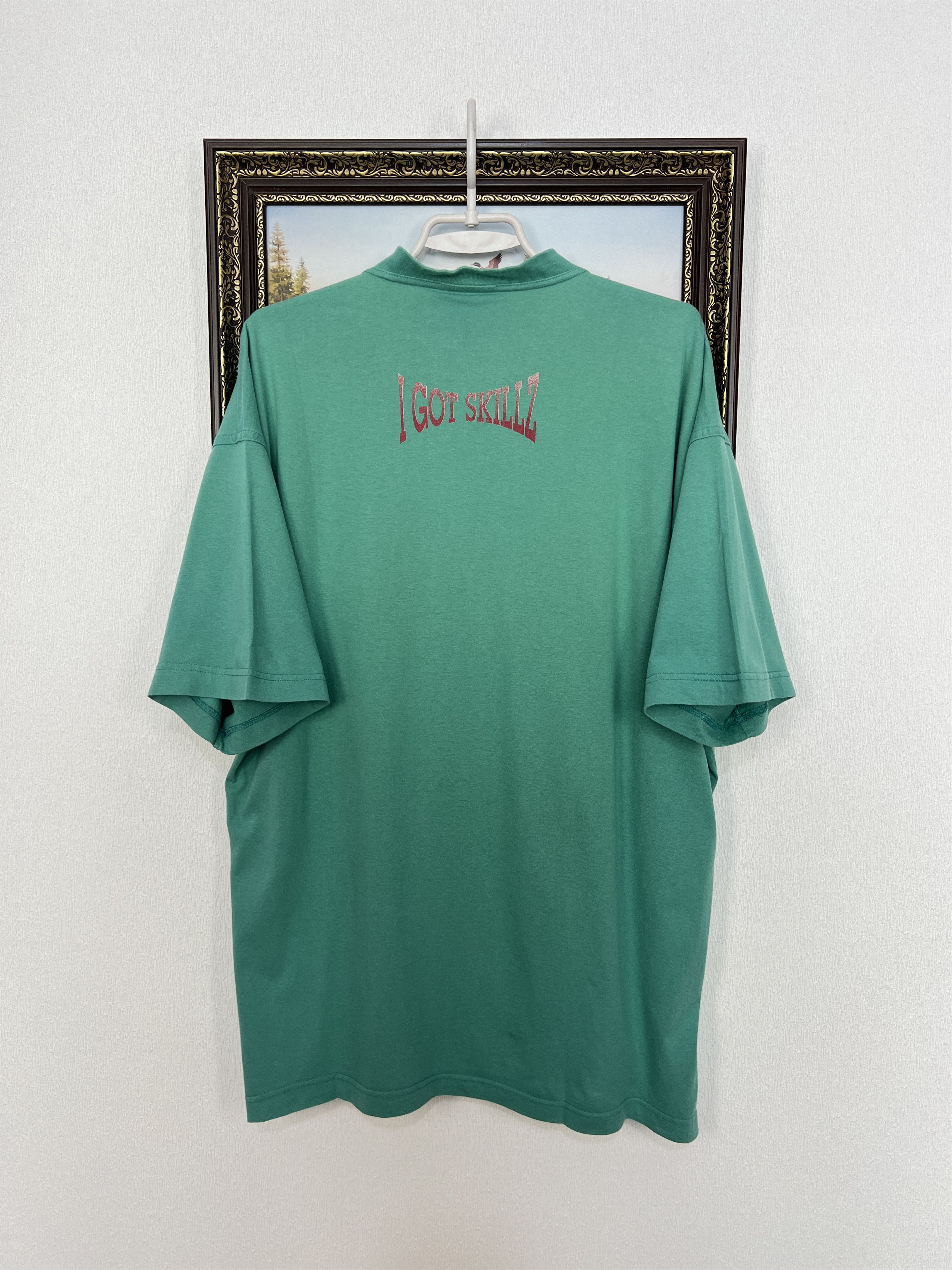 Adidas Vintage 90's Adidas Football NFL I Got Skillz Shirt Tee Size US L / EU 52-54 / 3 - 10 Thumbnail