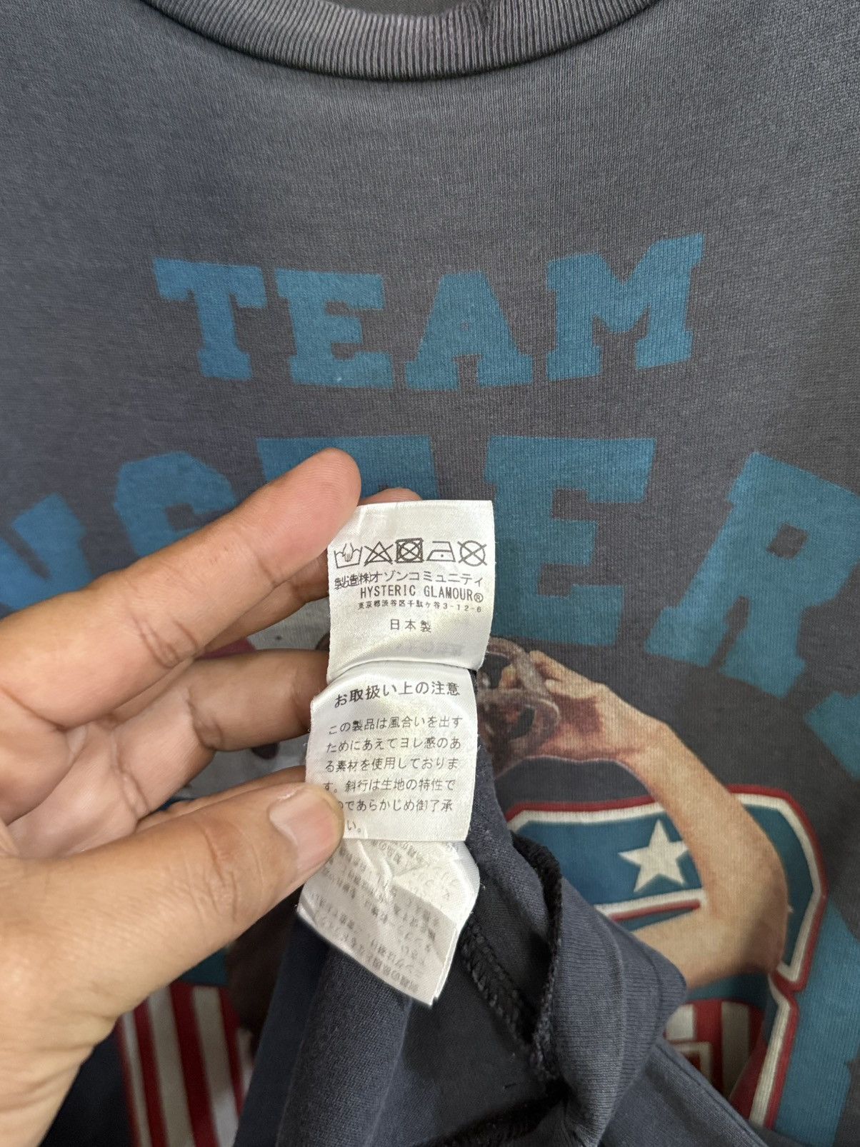 Hysteric Glamour × Playboy Thrashed Hysteric Glamour X Playboy Team Usa Sun Faded Tee Size US M / EU 48-50 / 2 - 10 Thumbnail